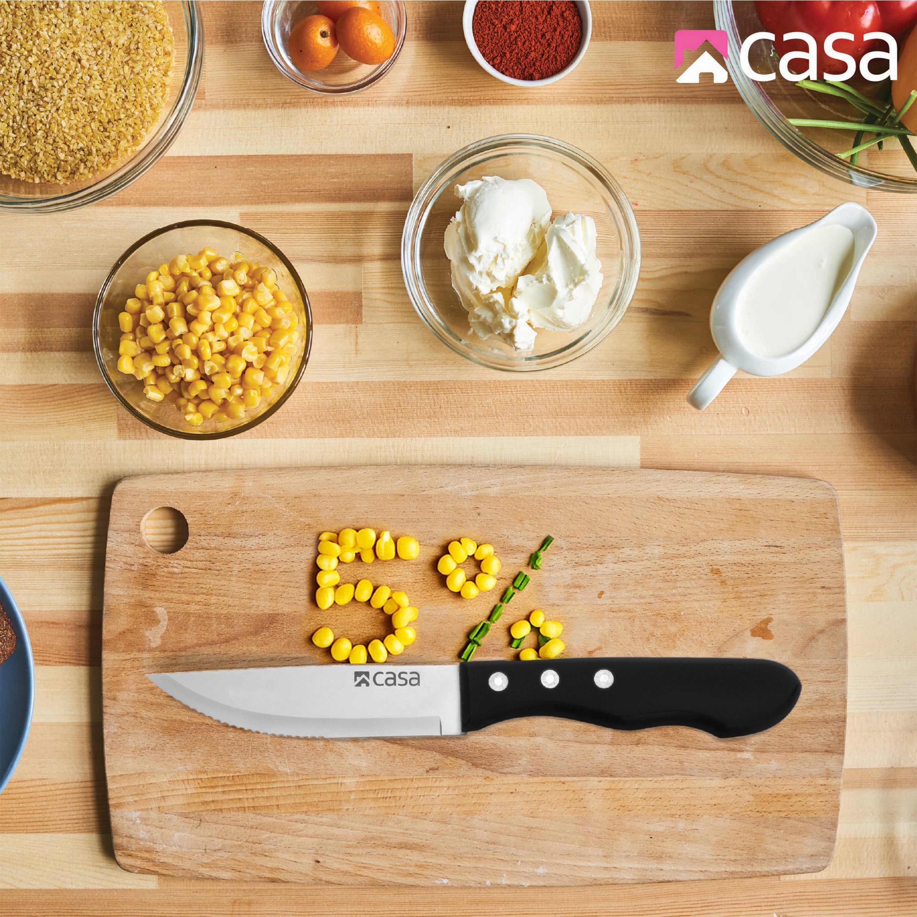 4Pc Steakhouse Knife Set - Lazio