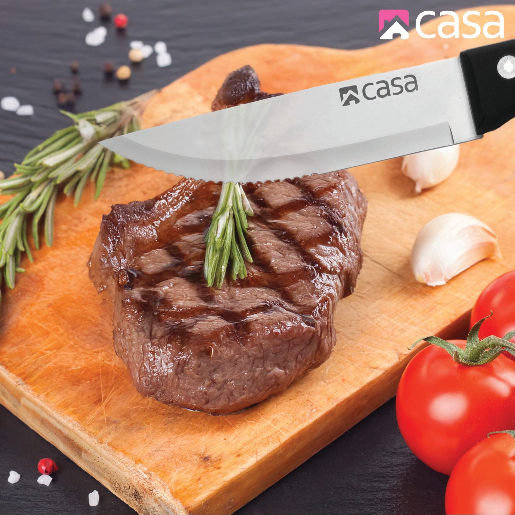 4Pc Steakhouse Knife Set - Lazio