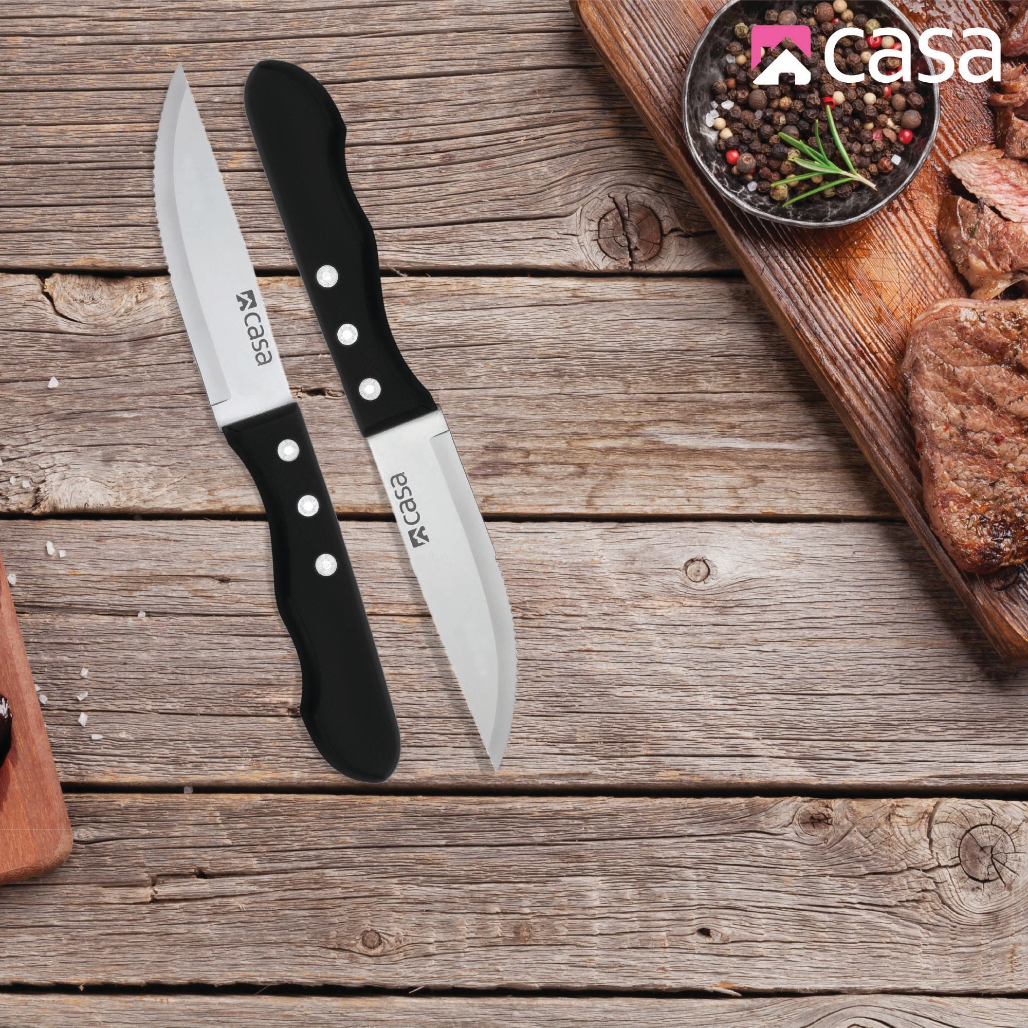 4Pc Steakhouse Knife Set - Lazio