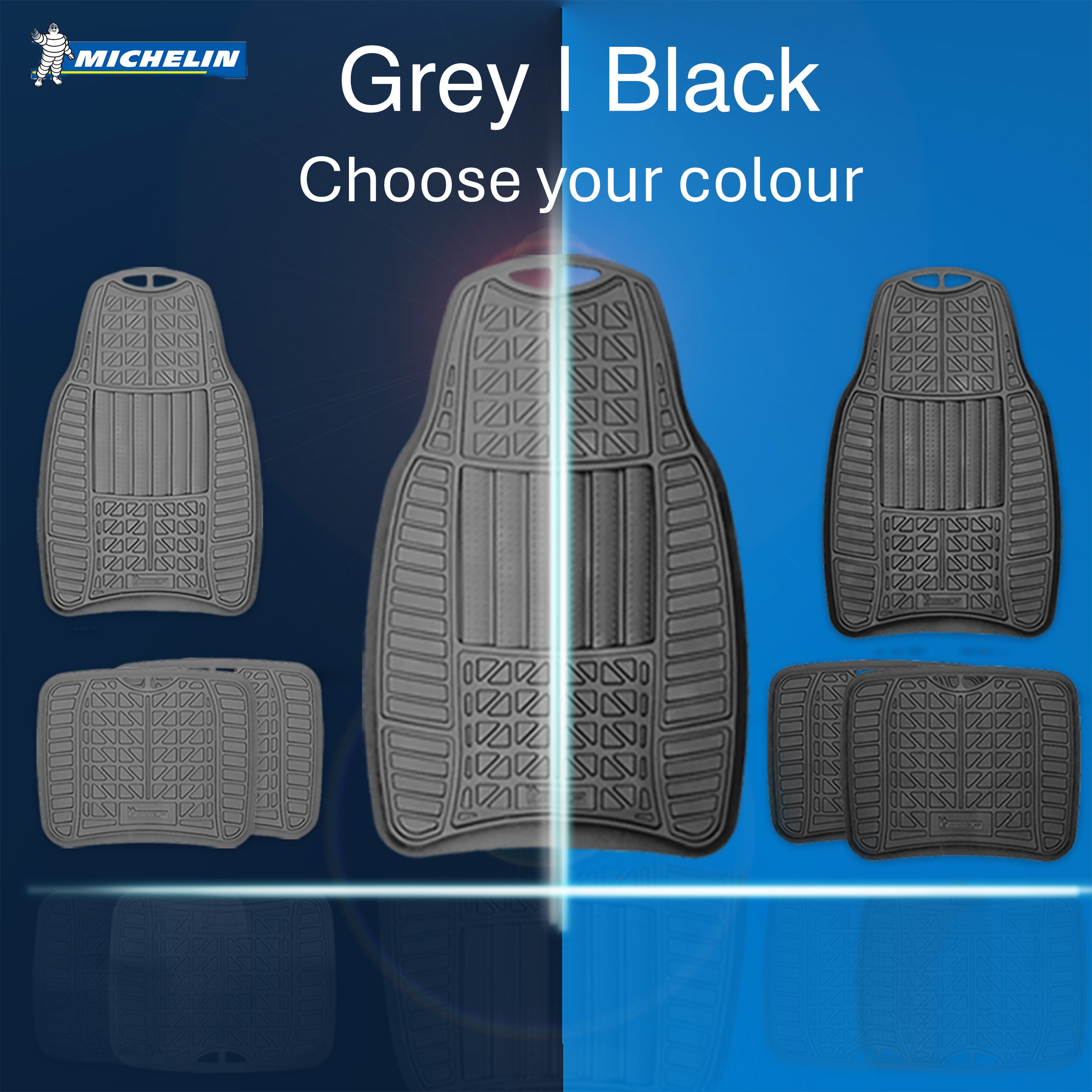 Car Mat 4Pc Set - All-Weather Rubber