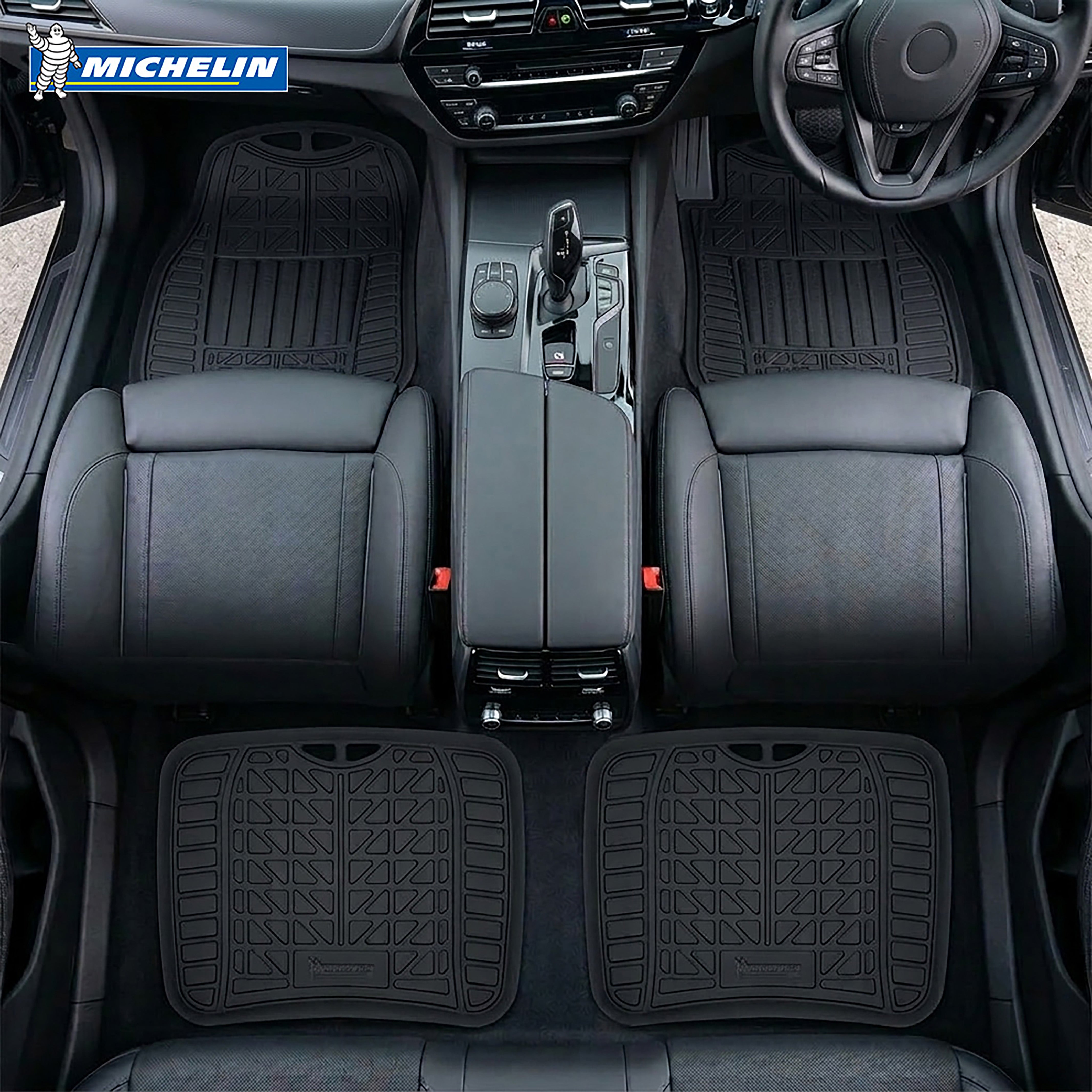 Car Mat 4Pc Set - All-Weather Rubber