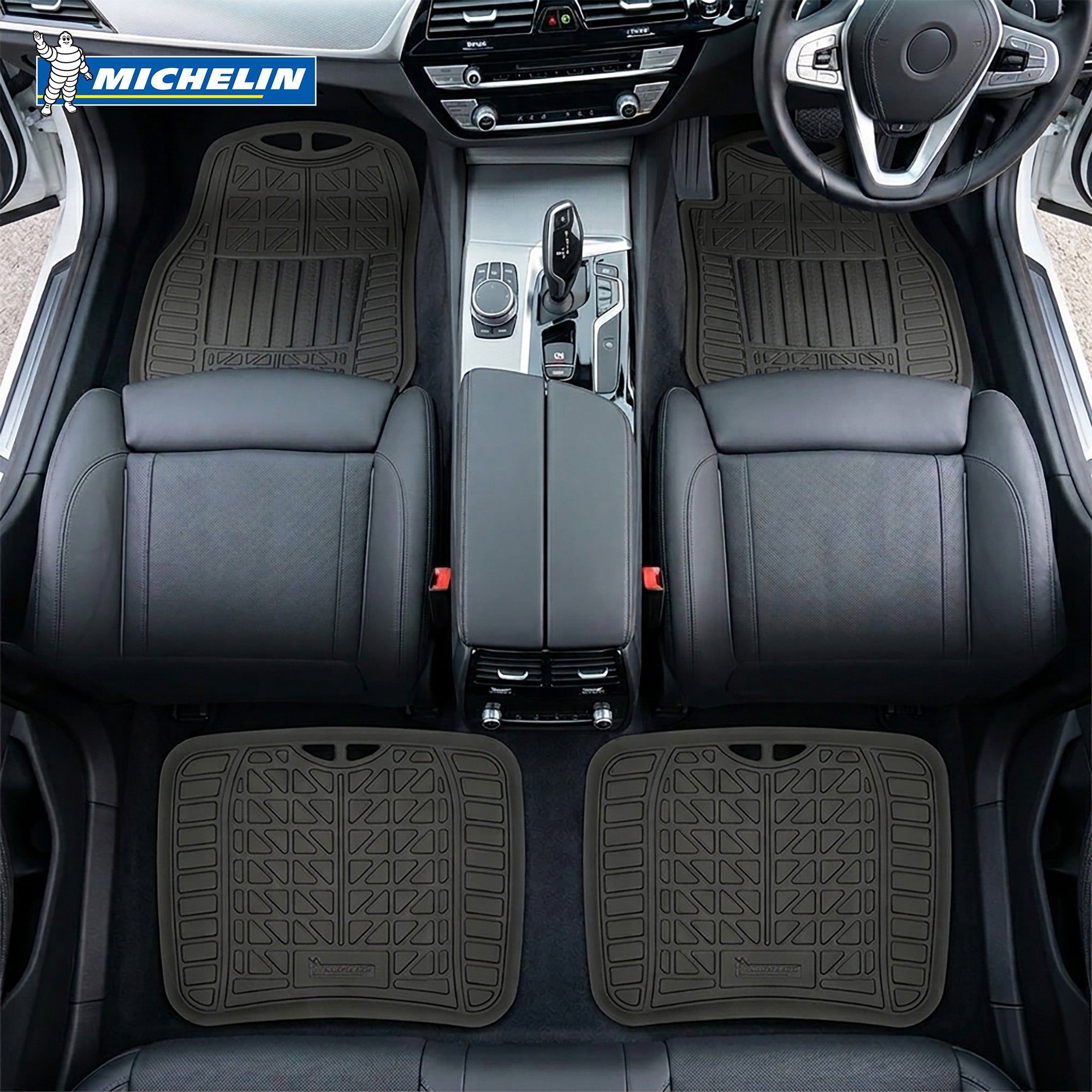 Car Mat 4Pc Set - All-Weather Rubber