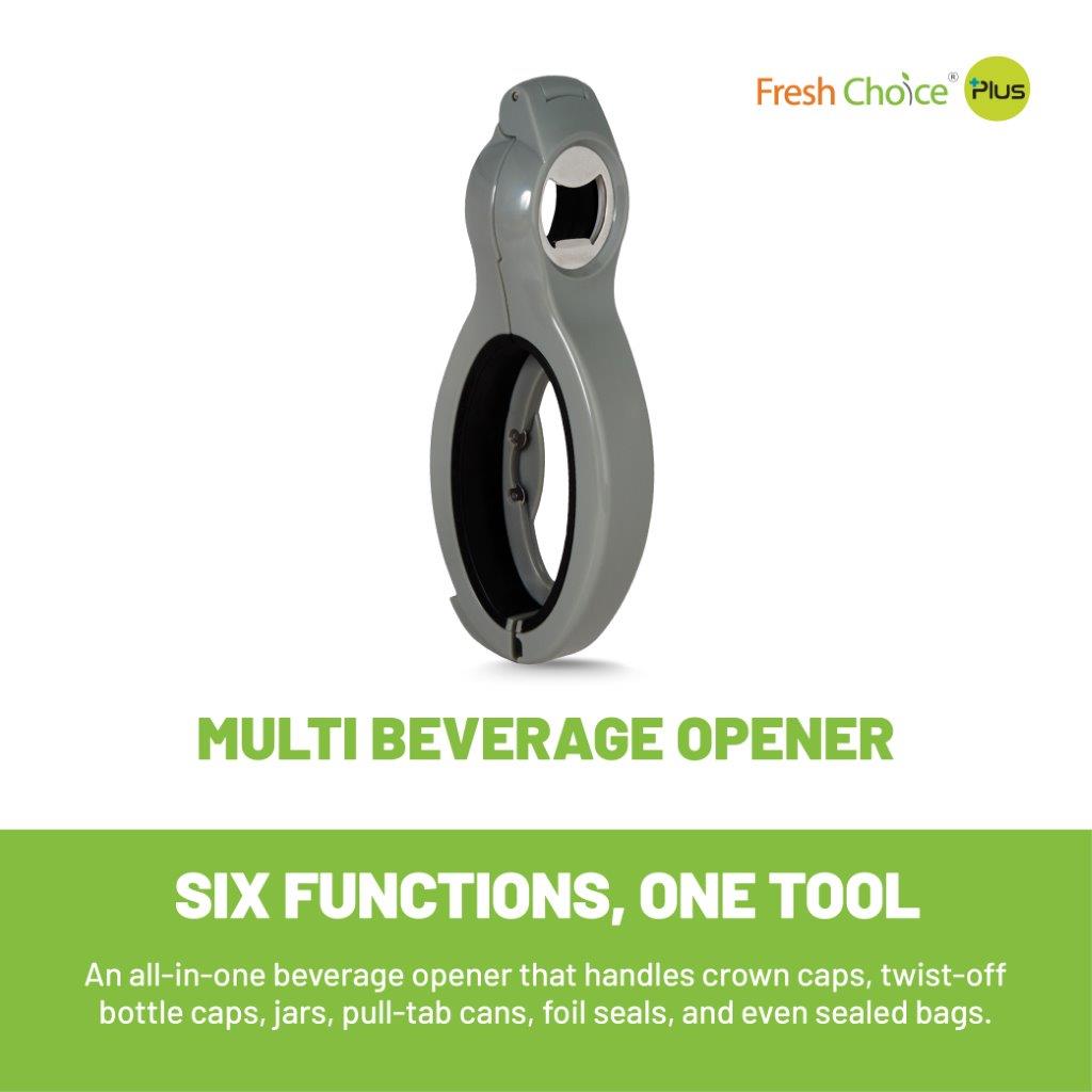 Multi Beverage Opener - 6-in-1 Kitchen Tool