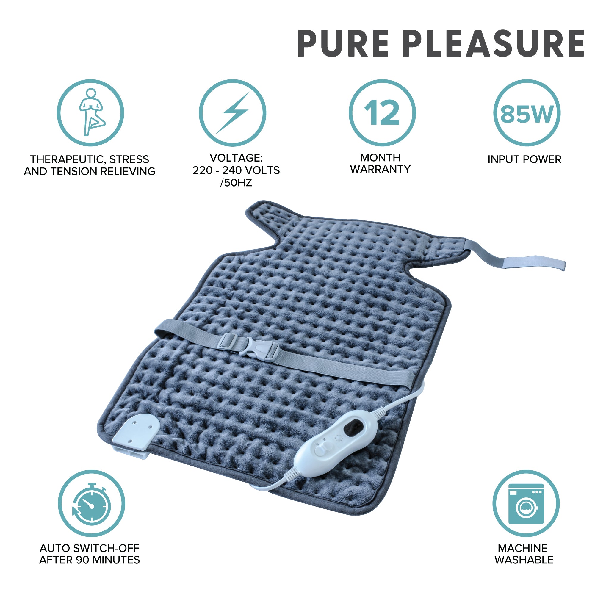 Electric Heating Pad - Neck & Back