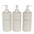 3Pc Re-usable 450ml Bathroom Dispenser Bottles