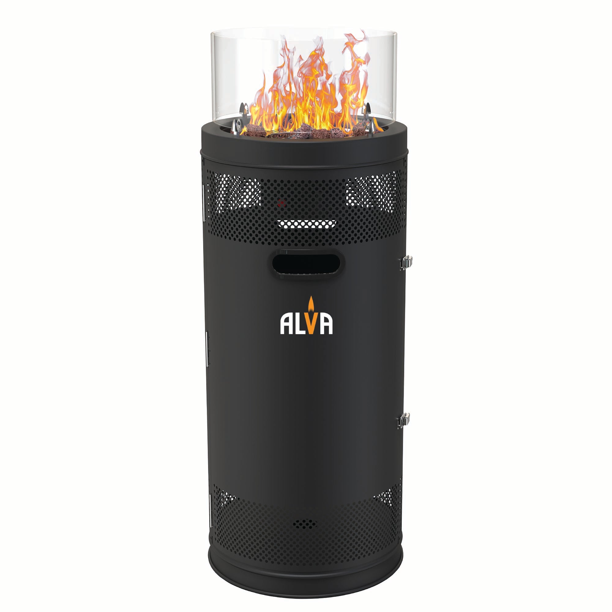 Short Stand Firepit Gas Patio Heater (With Lava Stones)