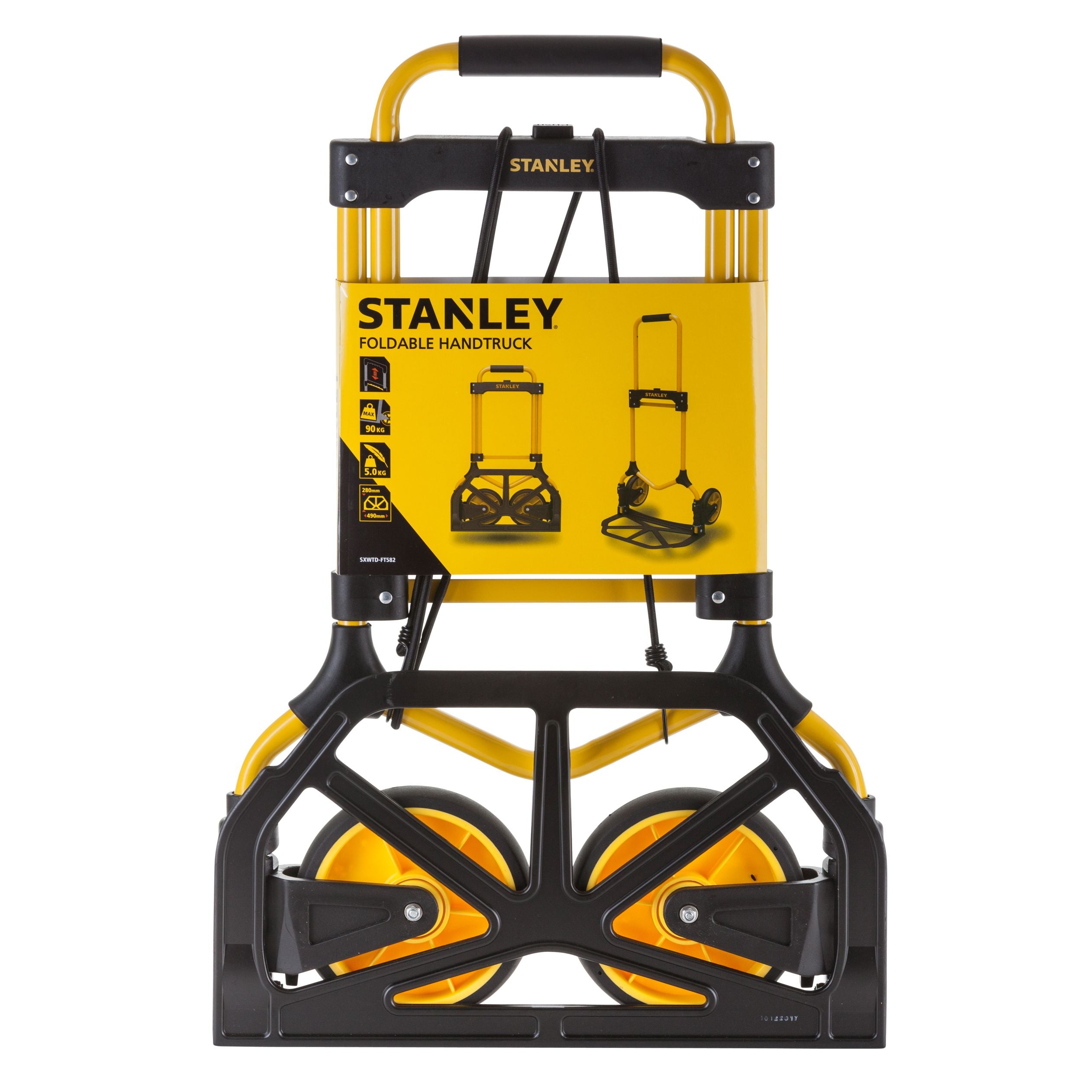 Folding Hand Truck - 100Kg Capacity - Steel & Plastic Ft582