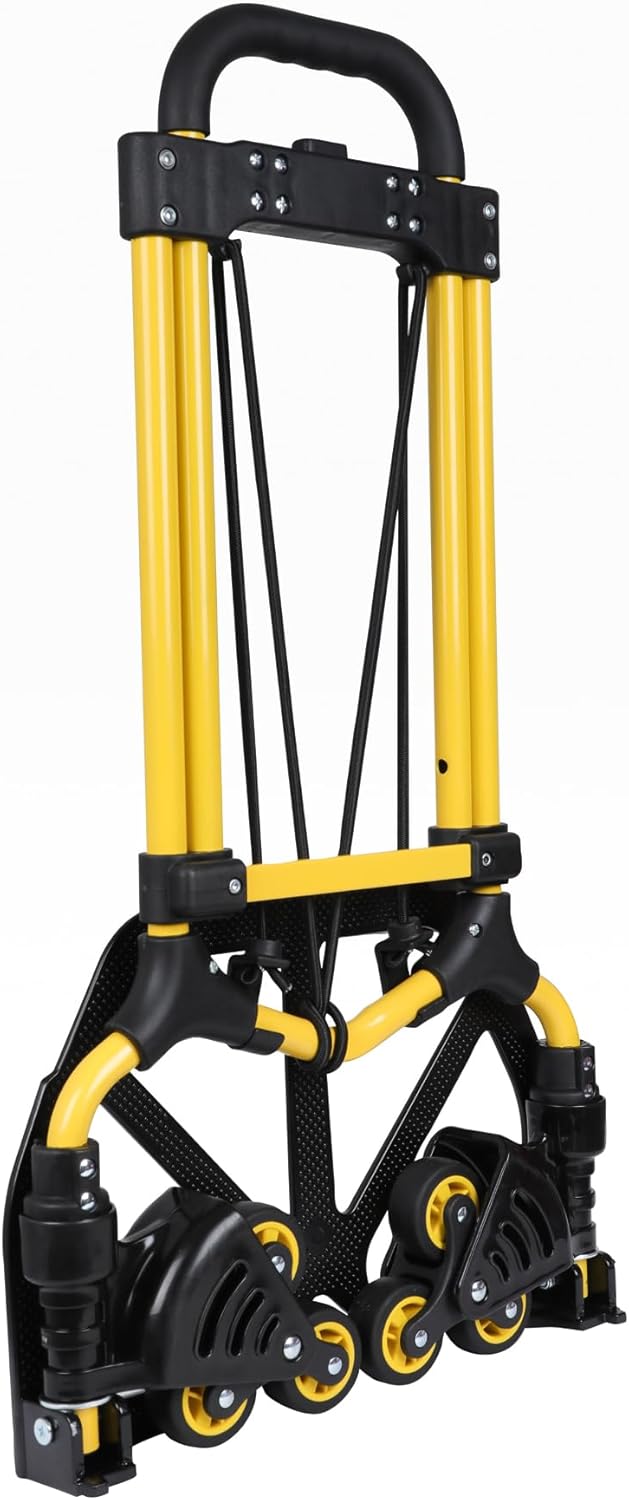STANLEY FT584 Folding Stair Climber 60kg | 6-Wheel Ladder Cart