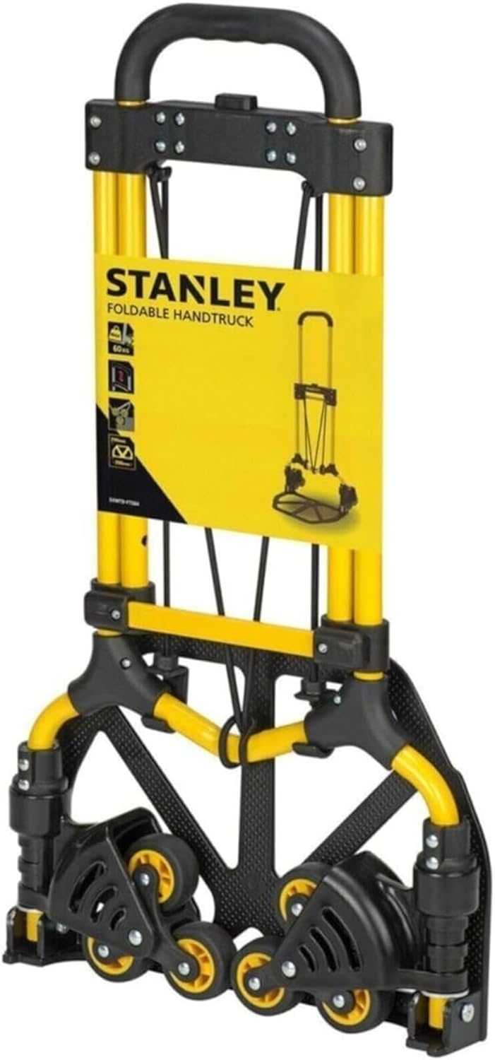 STANLEY FT584 Folding Stair Climber 60kg | 6-Wheel Ladder Cart