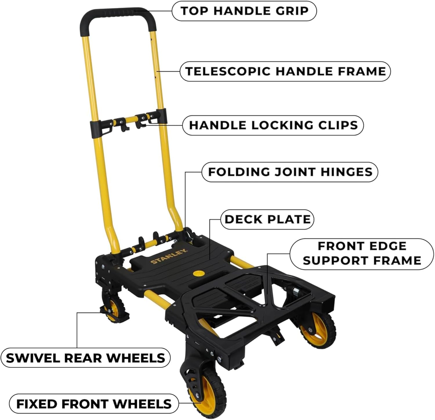 STANLEY FT585 2-in-1 Folding Truck 70/137kg