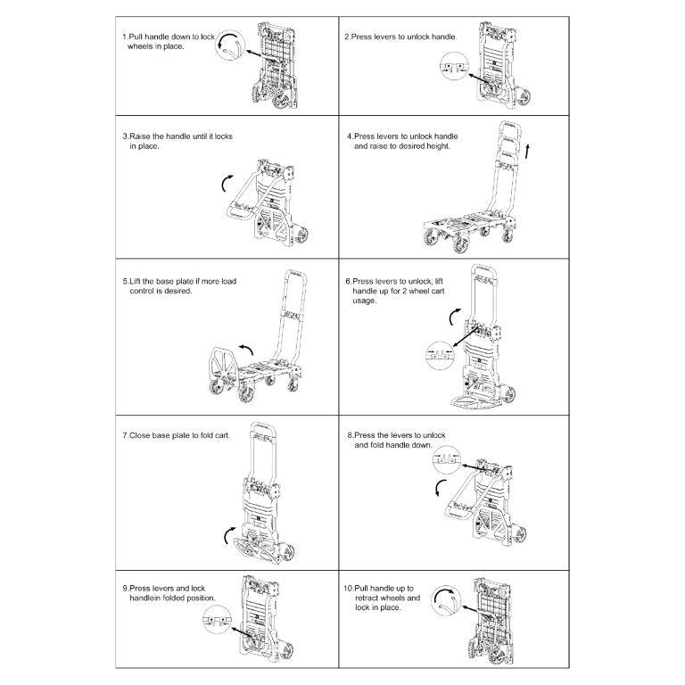 STANLEY FT585 2-in-1 Folding Truck 70/137kg