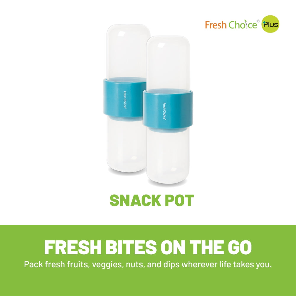 Fresh Choice | Set of 2 Snack Pots | Food Storage