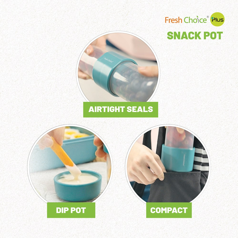Fresh Choice | Set of 2 Snack Pots | Food Storage