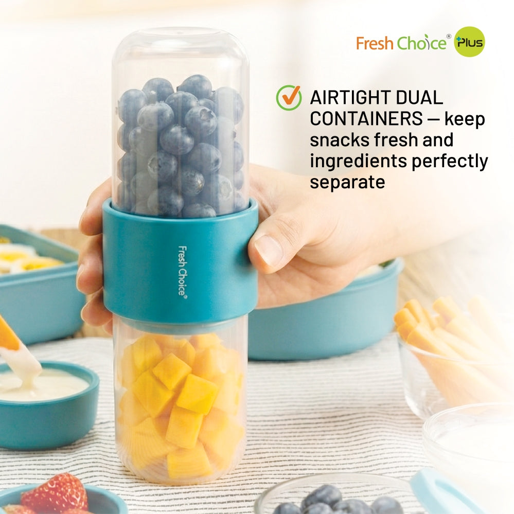 Fresh Choice | Set of 2 Snack Pots | Food Storage