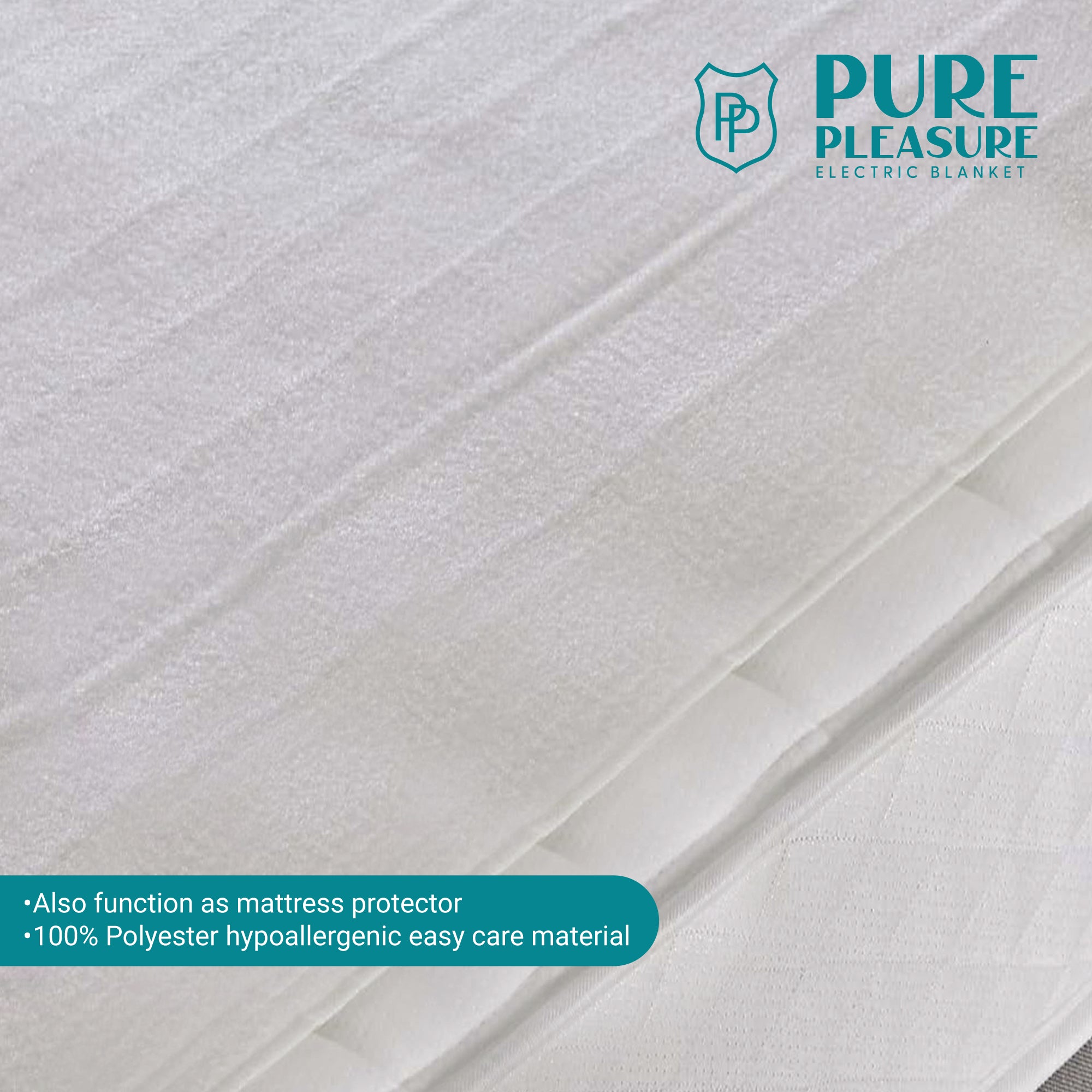 Tie-Down Electric Blanket | Padded Sleeve