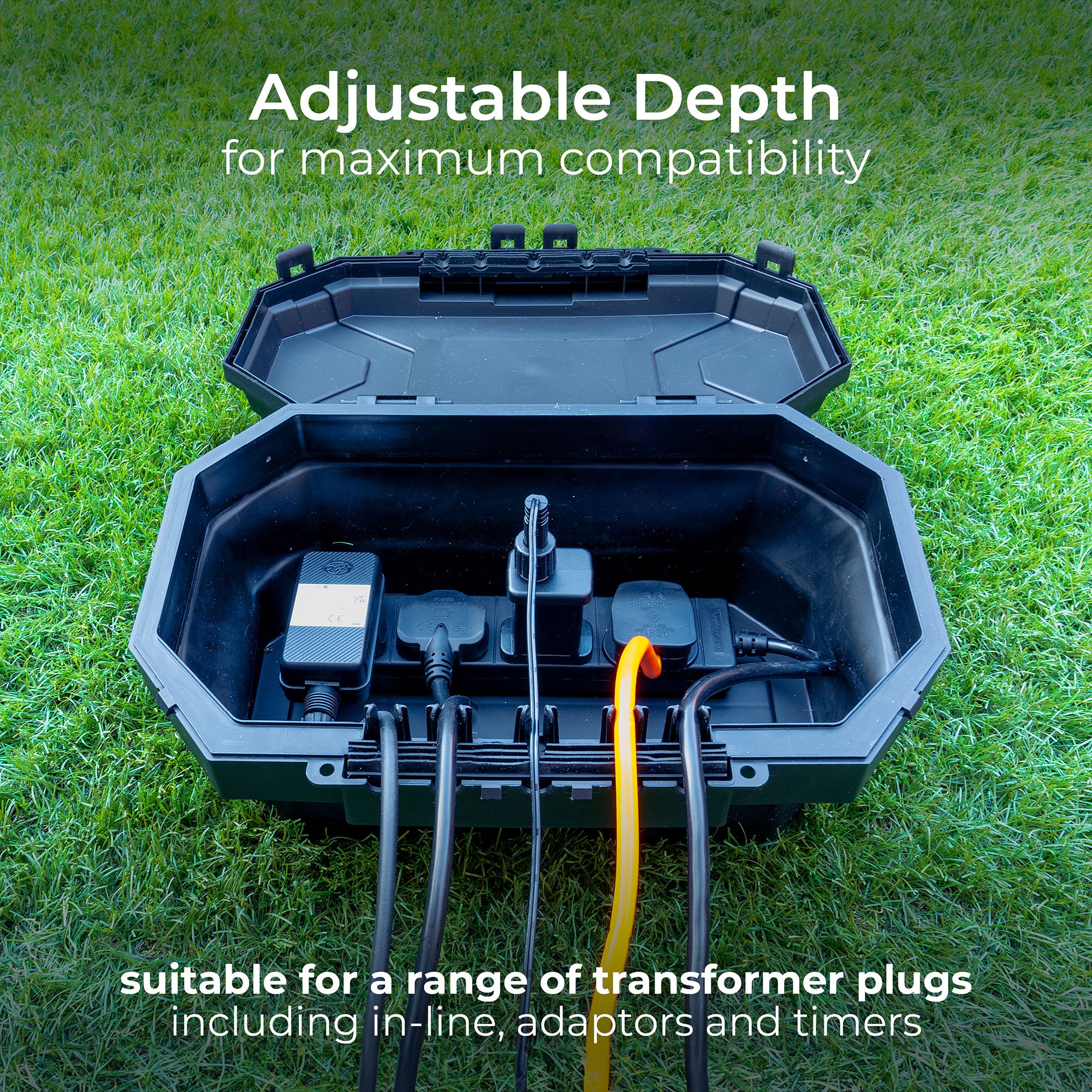 Weatherproof Collapsible Outdoor Electrical Protection Box – IP54 Rated