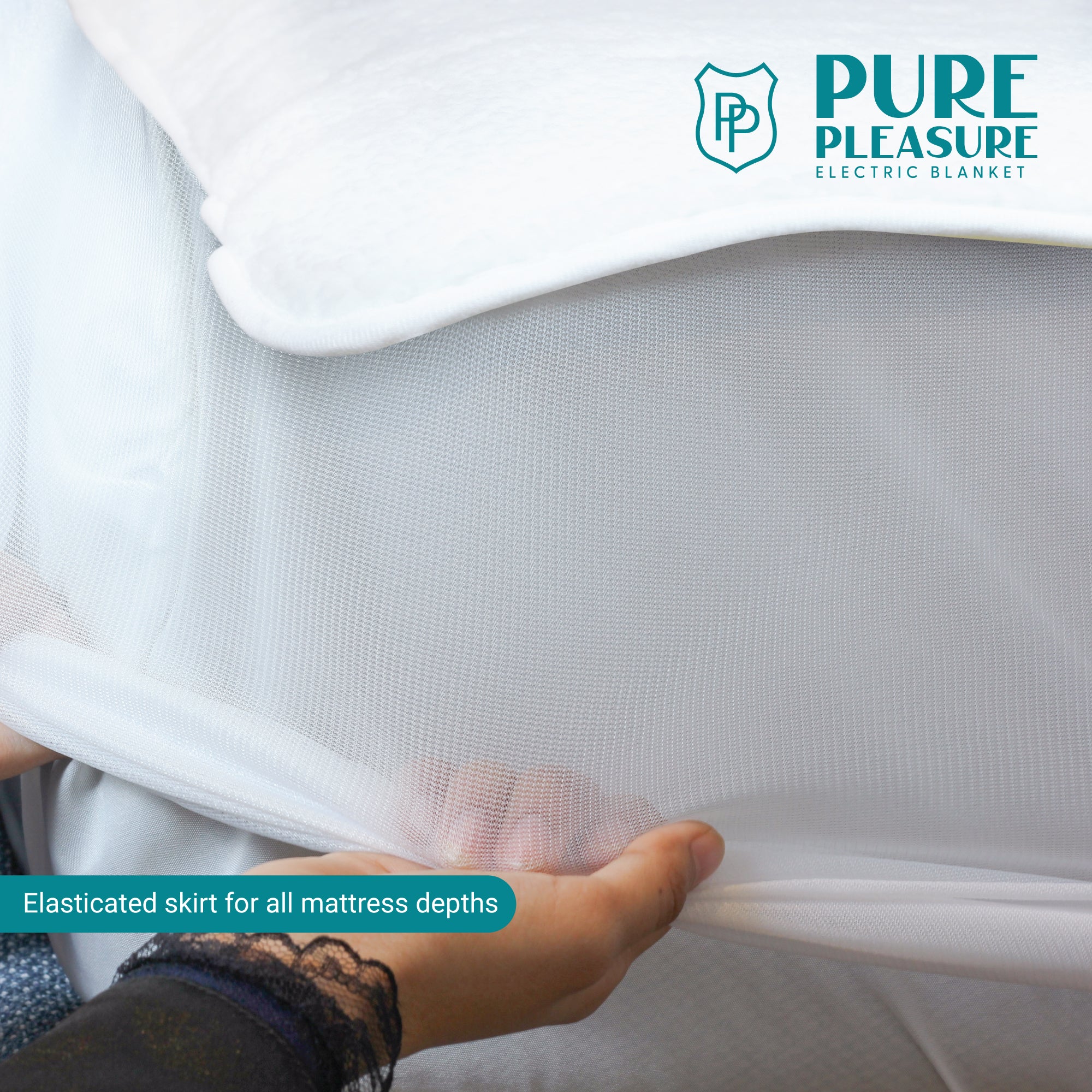 Sherpa Extra Length Electric Blanket | 8 Heat & Timer