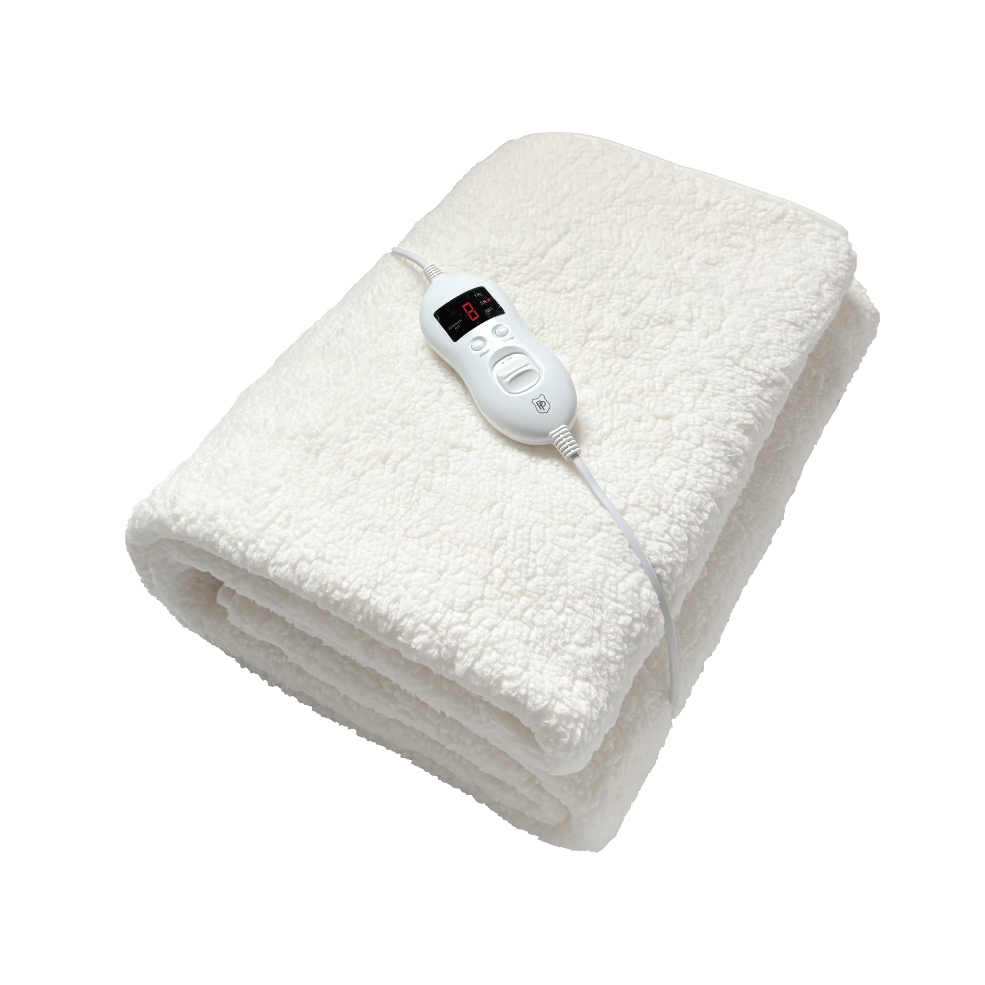 Sherpa Extra Length Electric Blanket | 8 Heat & Timer