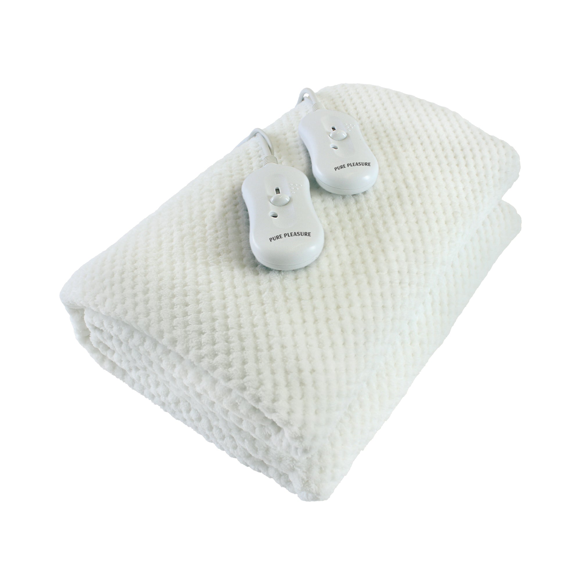 Coral Fleece Fitted Electric Blanket In Tog Bag