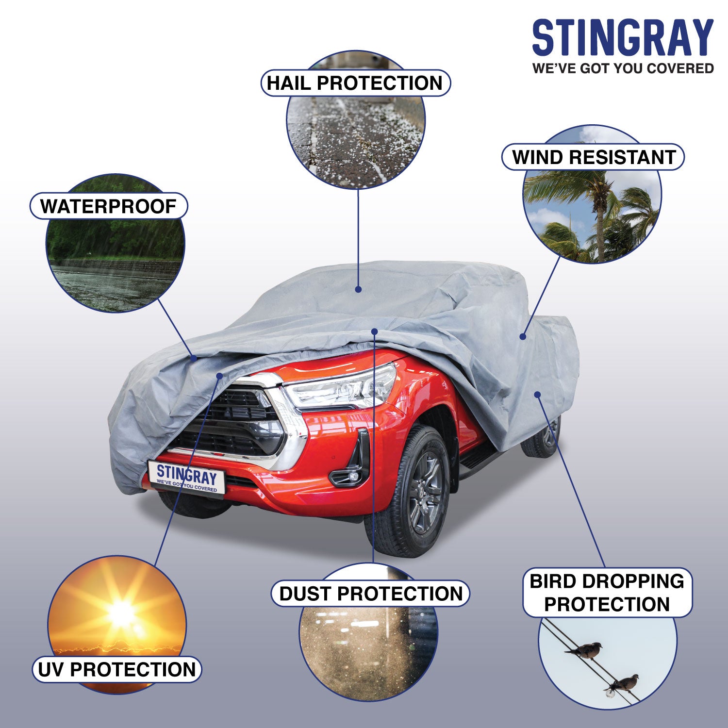 Stingray Double-Cab Bakkie Cover | Medium