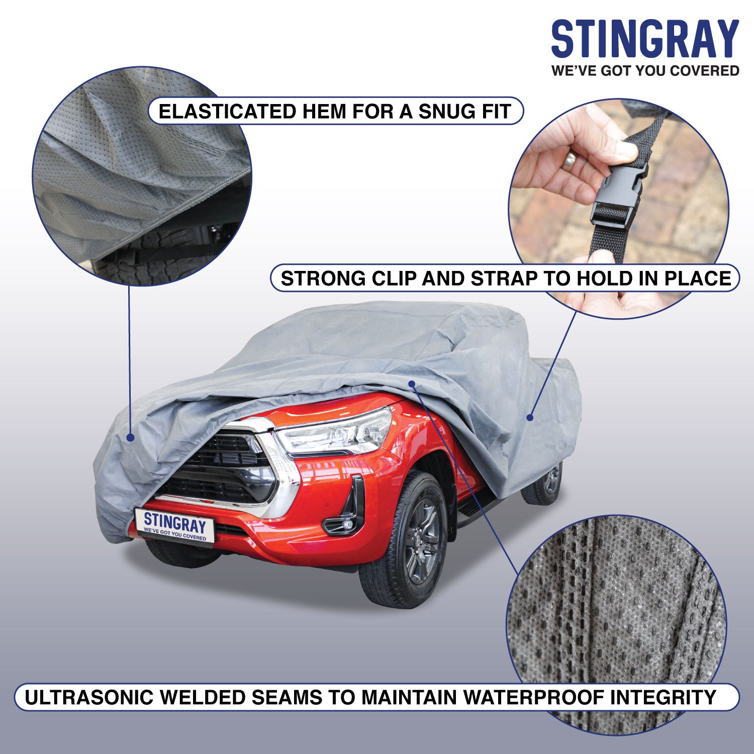Stingray Double-Cab Bakkie Cover | Medium