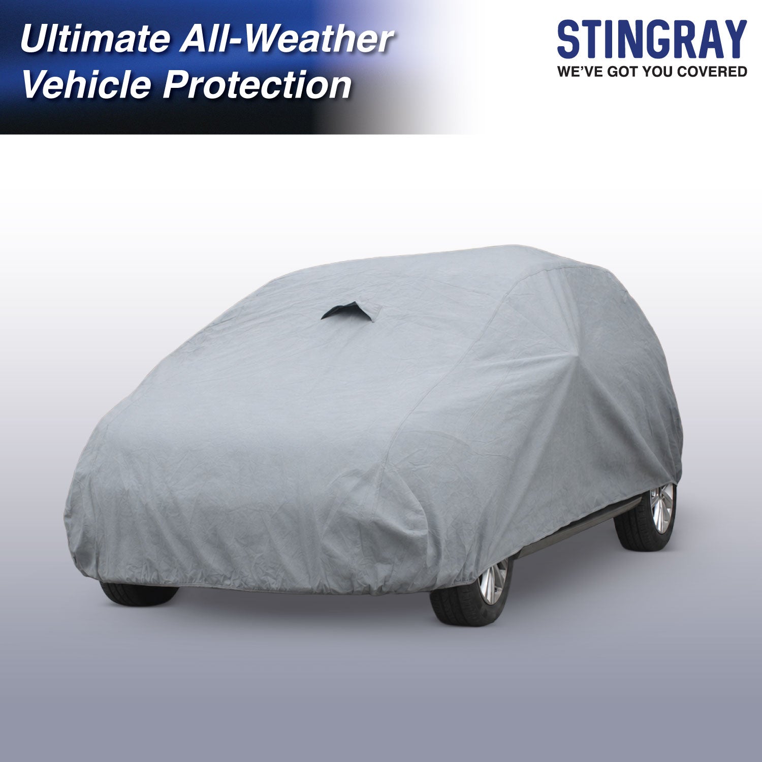 Stingray Premium Waterproof Hatchback Car Cover | 405x165x120cm