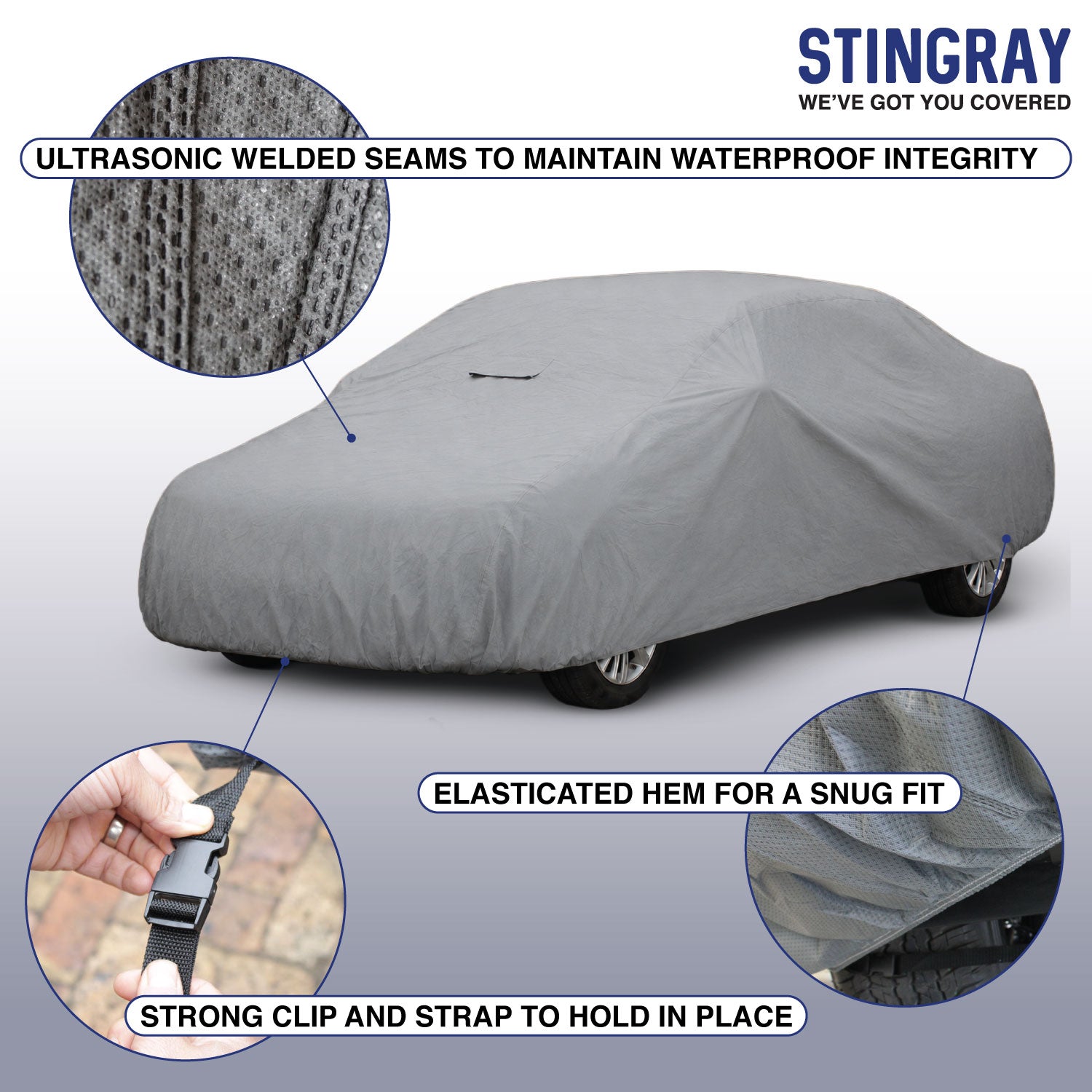 Stingray Premium Waterproof Car Cover – Sedan