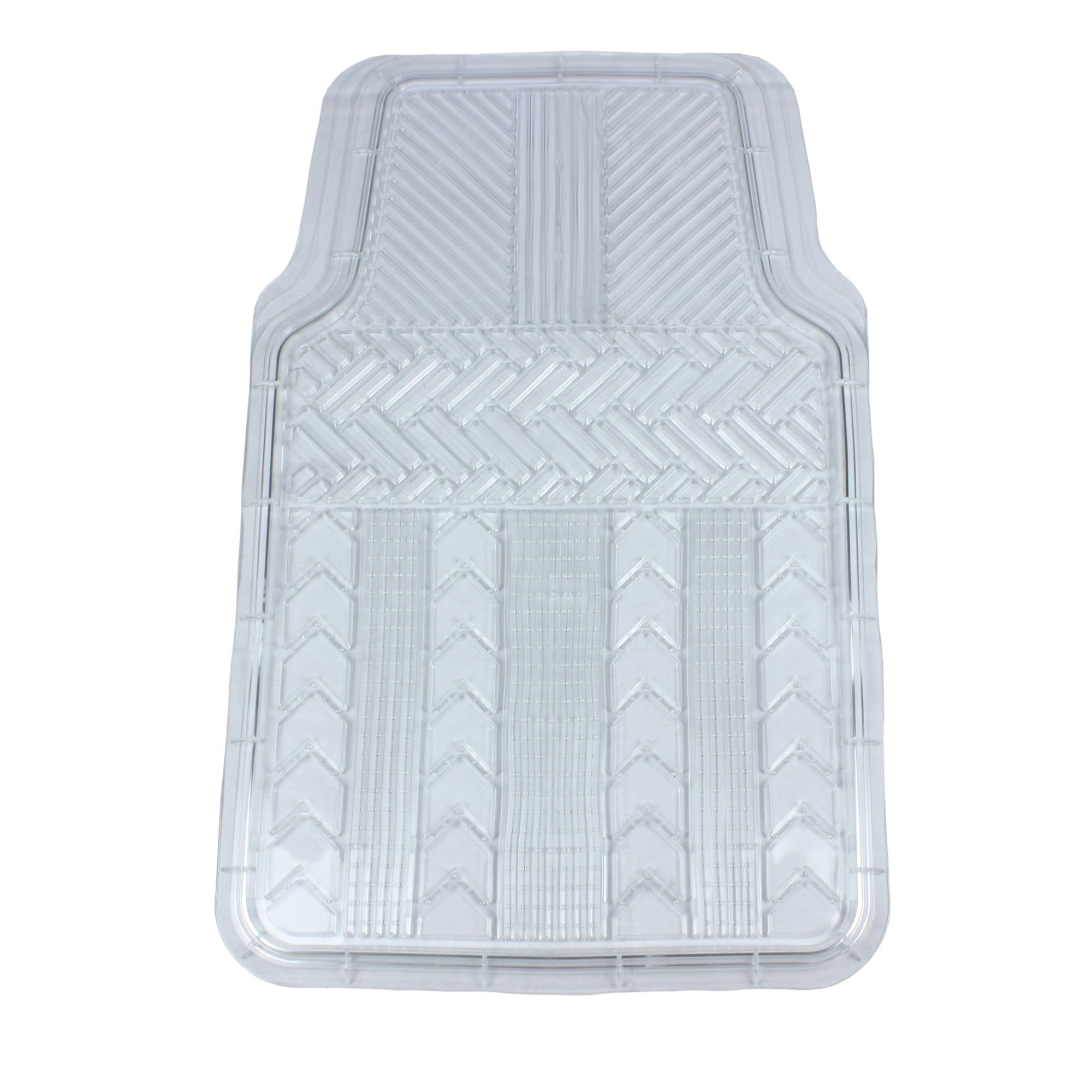 Car Mat Set 4Pc Set  - Techno - Clear