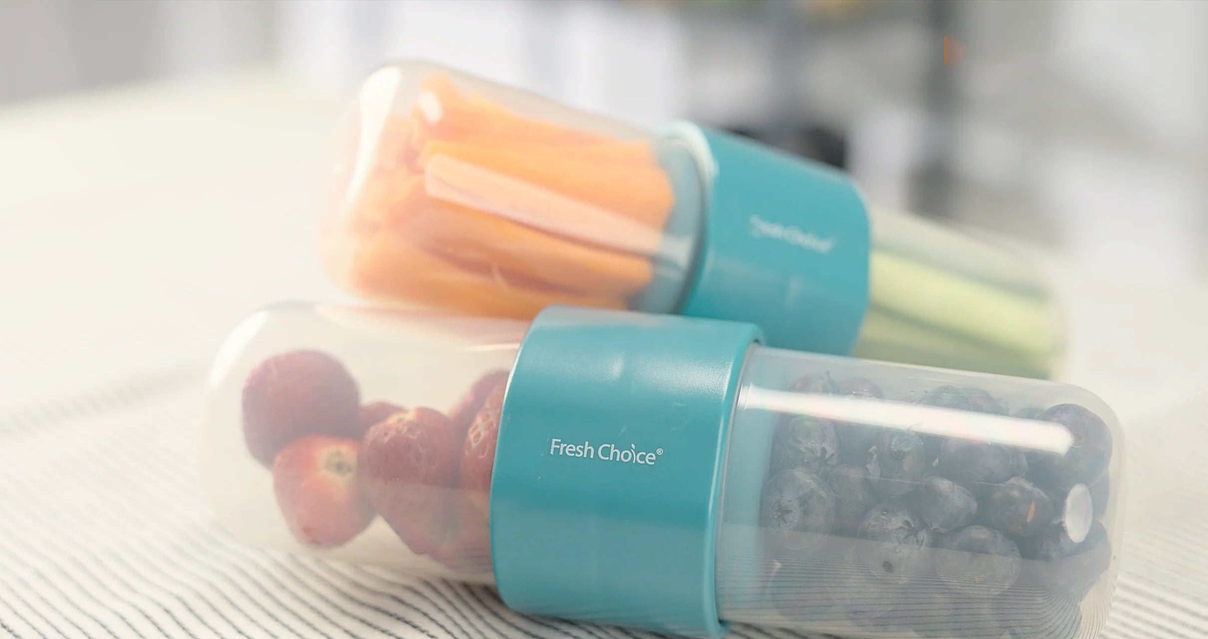 Fresh Choice | Set of 2 Snack Pots | Food Storage