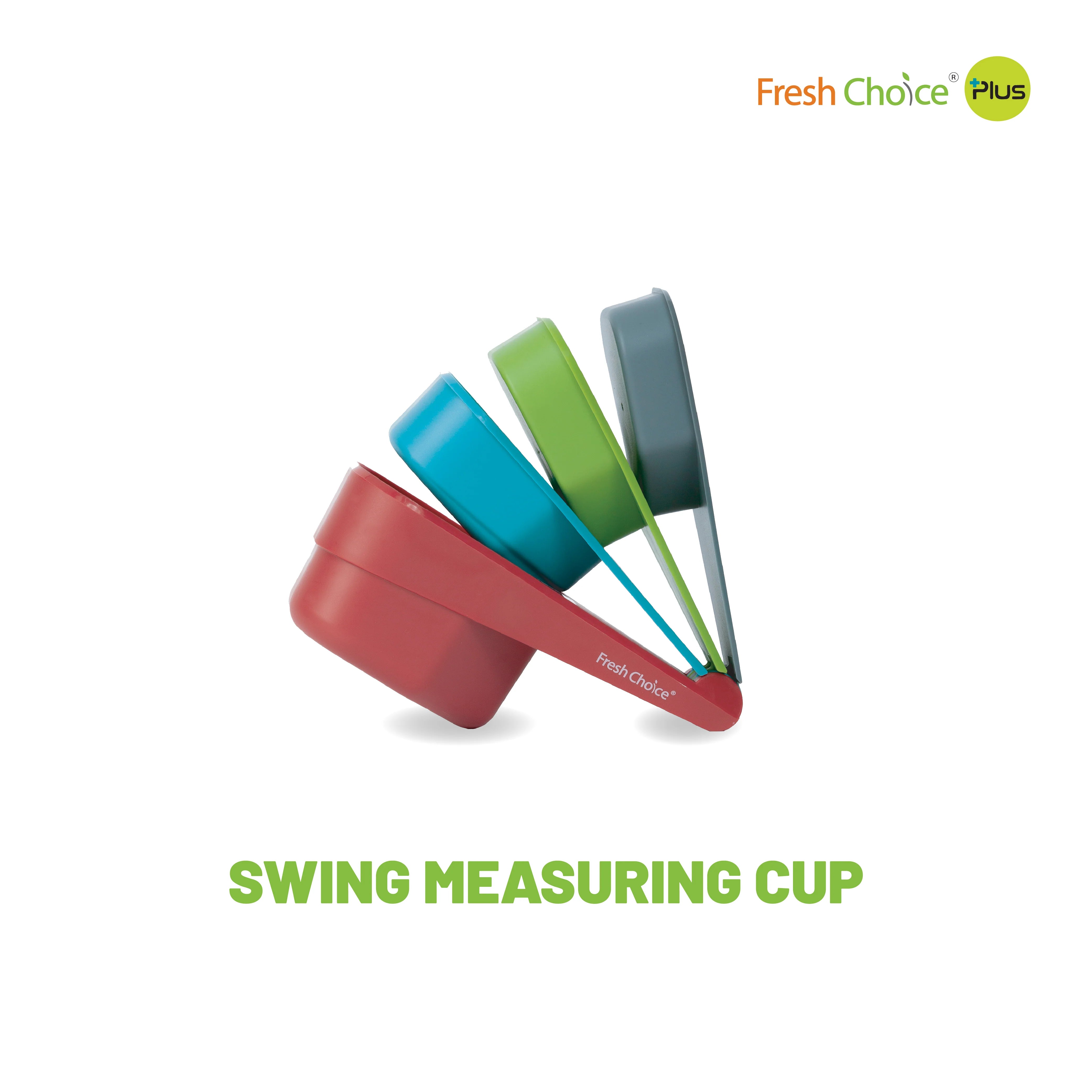 Fresh Choice Swing Measuring Cup Set | 4-Piece BPA-Free