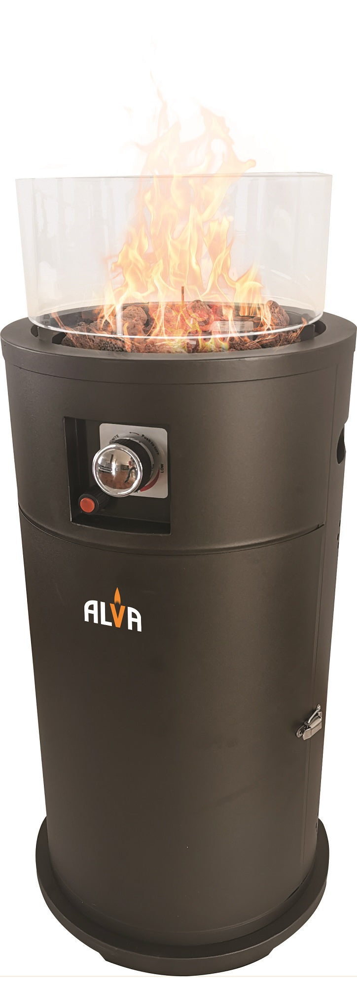Short Stand Firepit Gas Patio Heater (With Lava Stones)