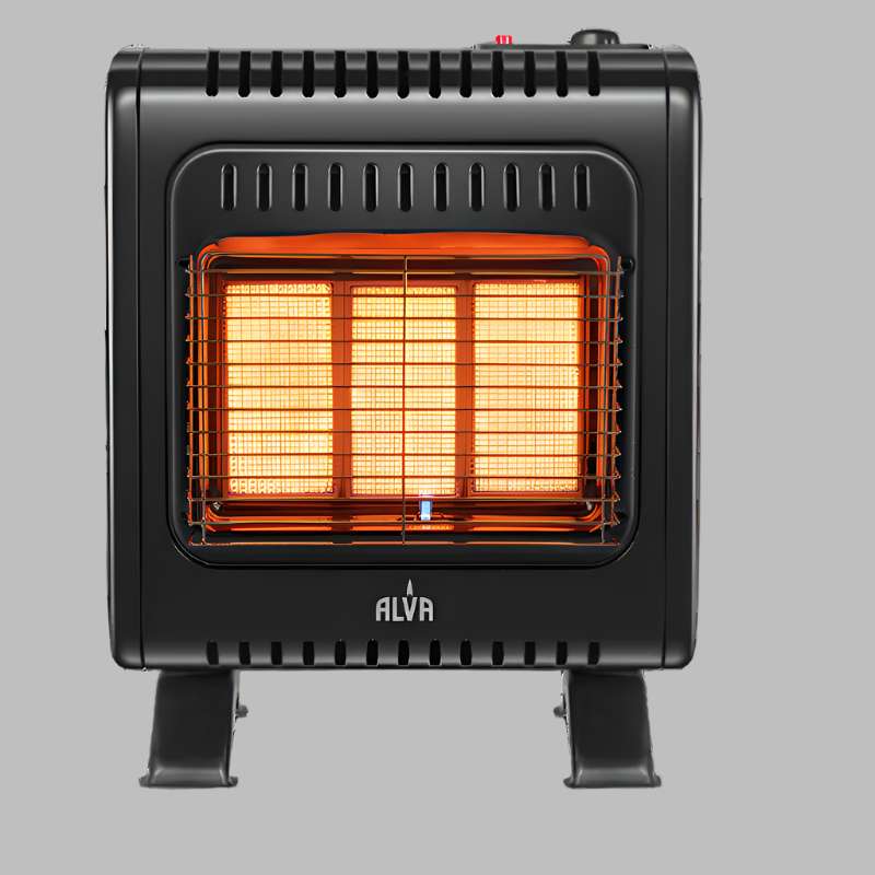3-Panel Infrared Radiant Indoor Mini Gas Heater