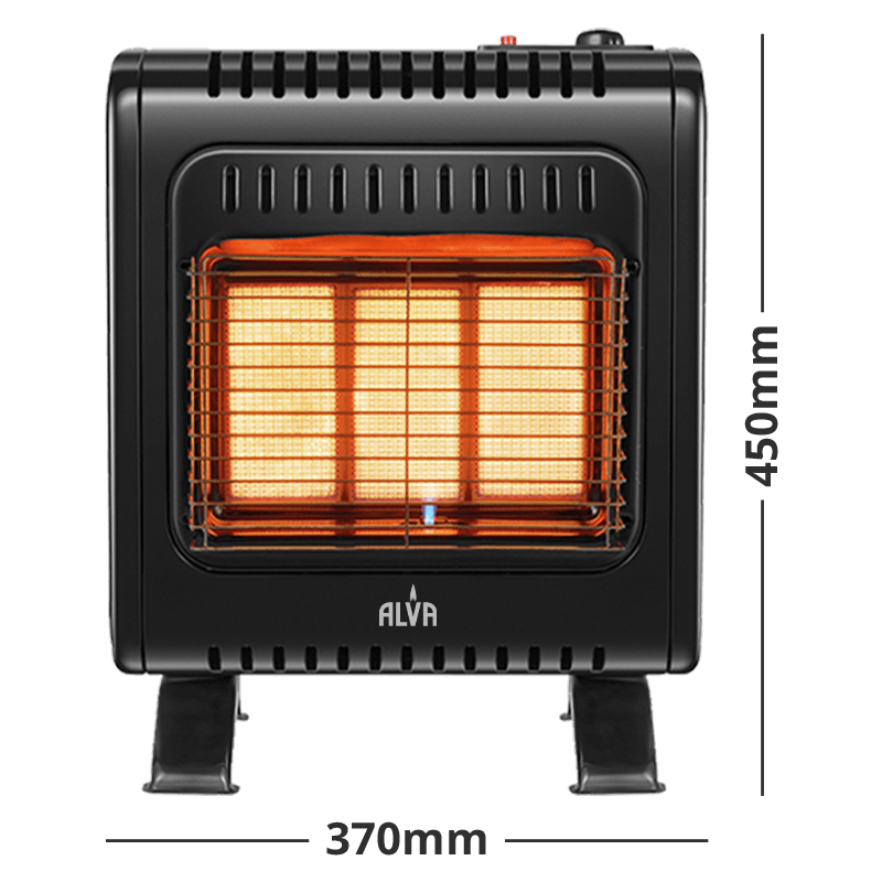 ALVA 3 PANEL INFRARED RADIANT INDOOR GAS MINI HEATER 45x37x24cm alva-3-panel-infrared-radiant-indoor-gas-mini-heater-45x37x24cm