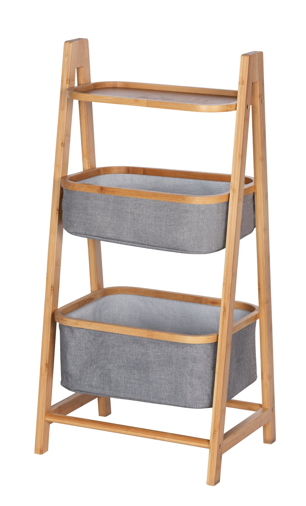Shelf Unit With 2 Baskets - Bahari - Bamboo