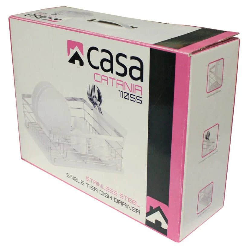 Dish Draining Rack 1-Tier - Catania 110S - Stainless Steel
