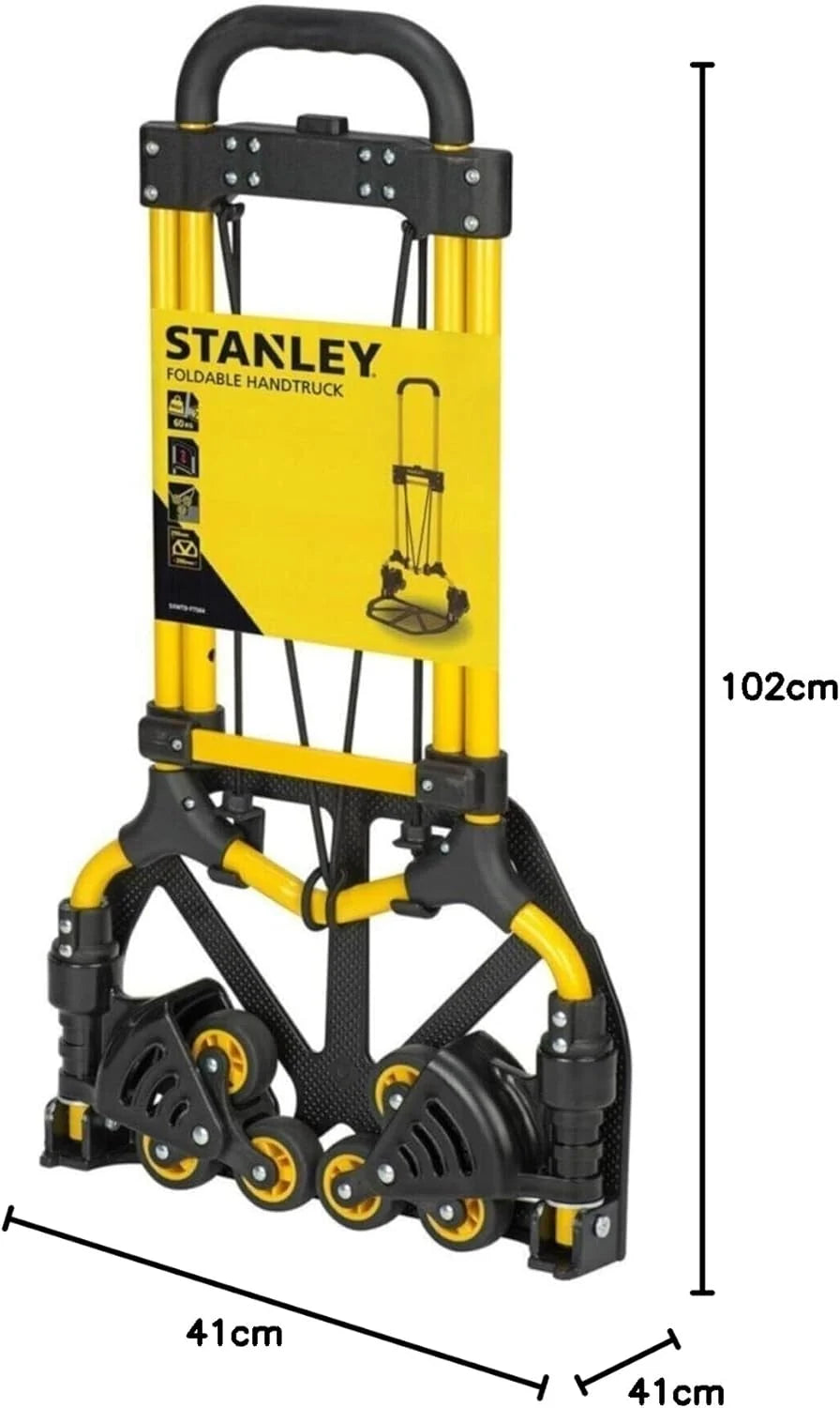 STANLEY FT584 Folding Stair Climber 60kg | 6-Wheel Ladder Cart