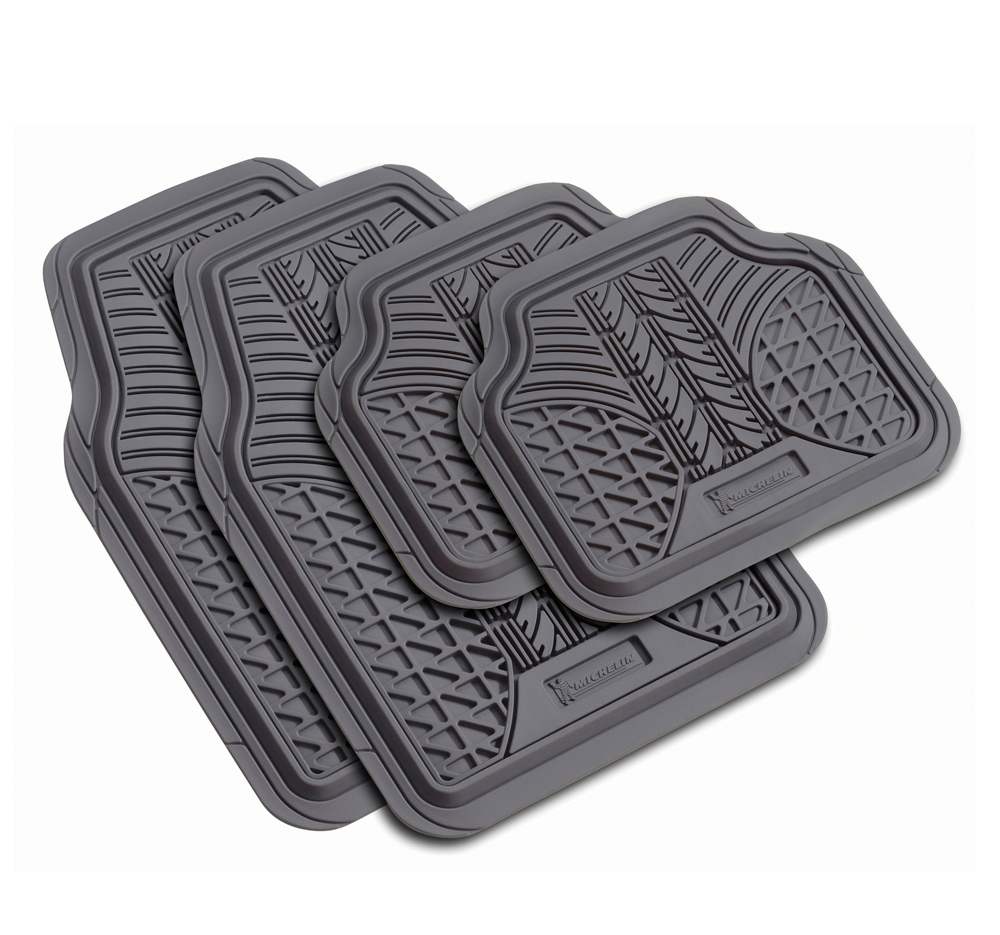 4x4 Car Mat 4Pc Set - Heavy Duty Rubber