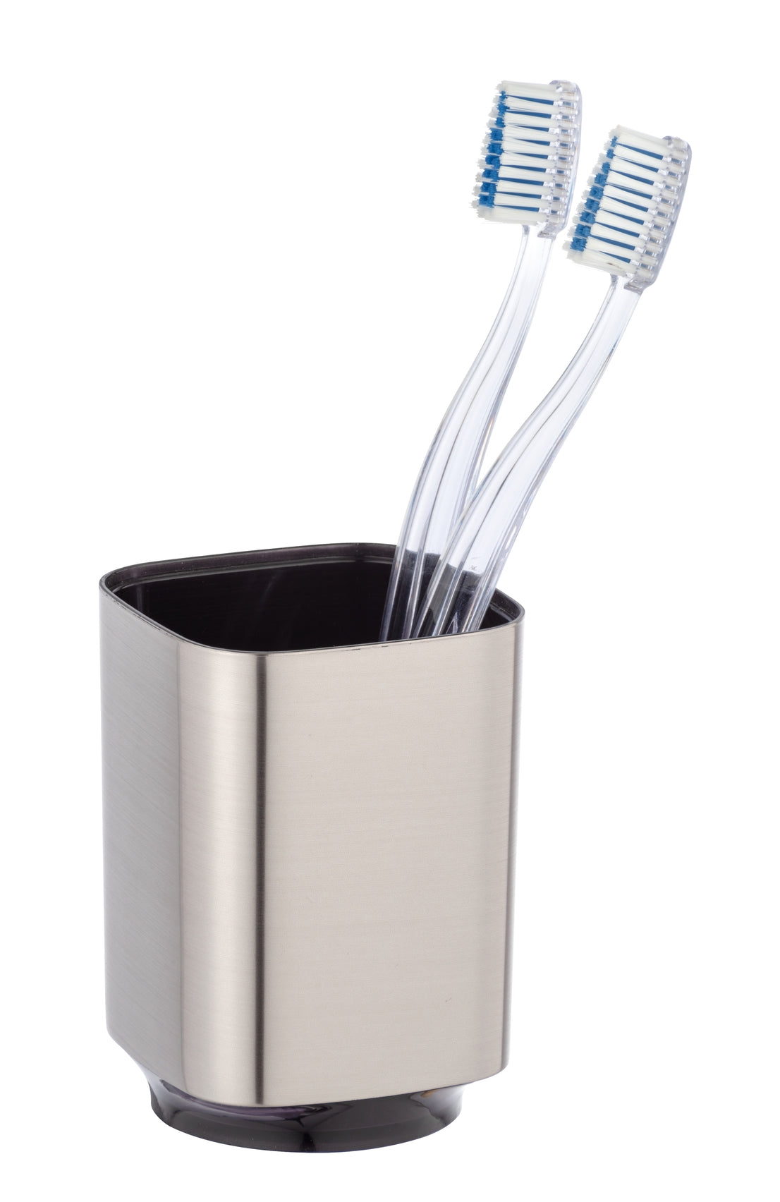 Toothbrush Tumbler - Auron Range - Plastic - Silver
