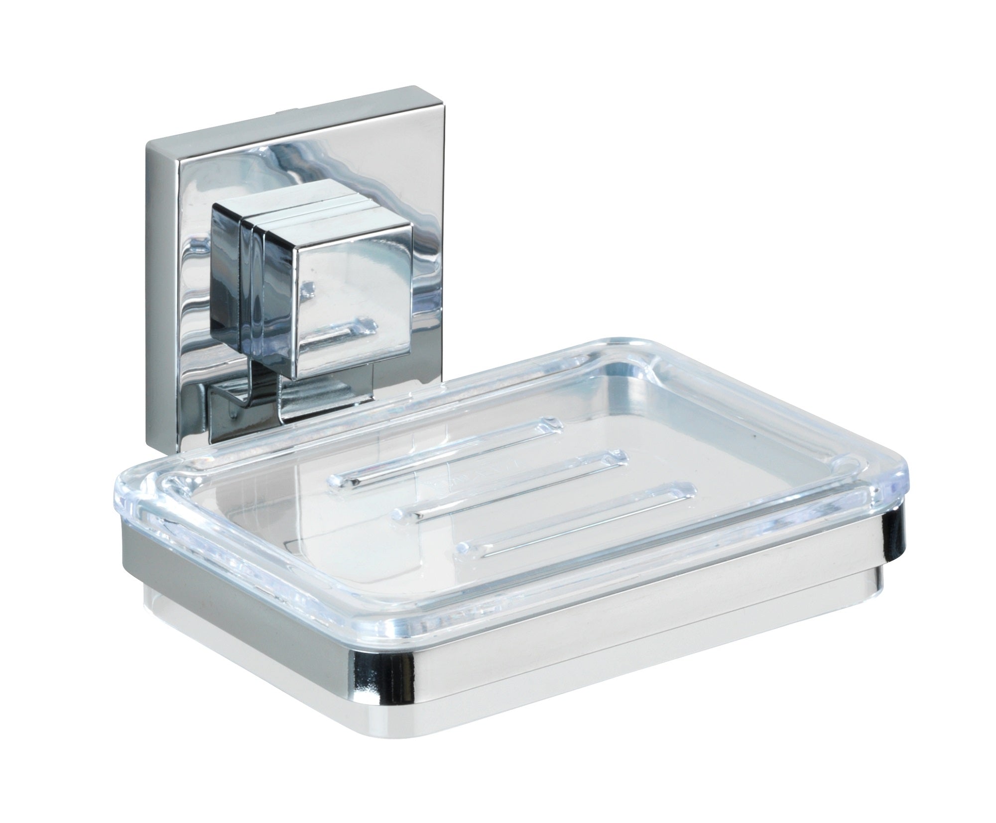 Vacuum-Loc Soap Holder Quadro Range - S/Steel - No Drilling
