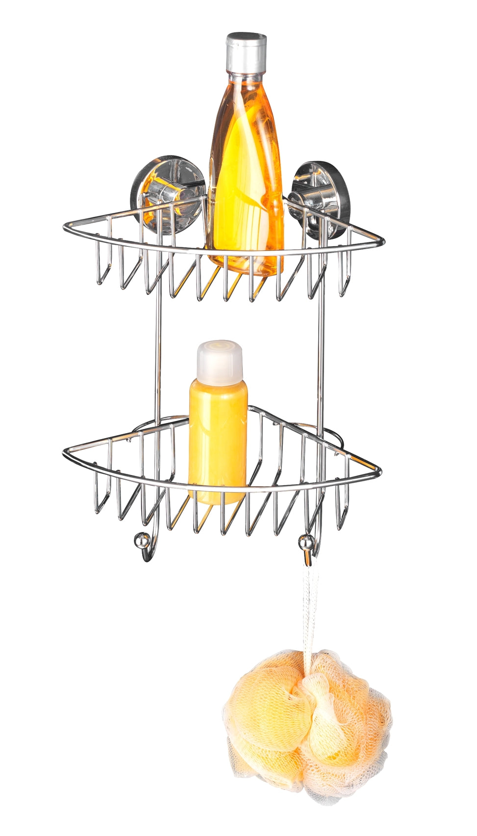 VACUUM-LOC 2-TIER CORNER RACK BARI - NO DRILLING REQUIRED