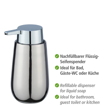 SOAP DISPENSER - BADI RANGE - CERAMIC - CHROME