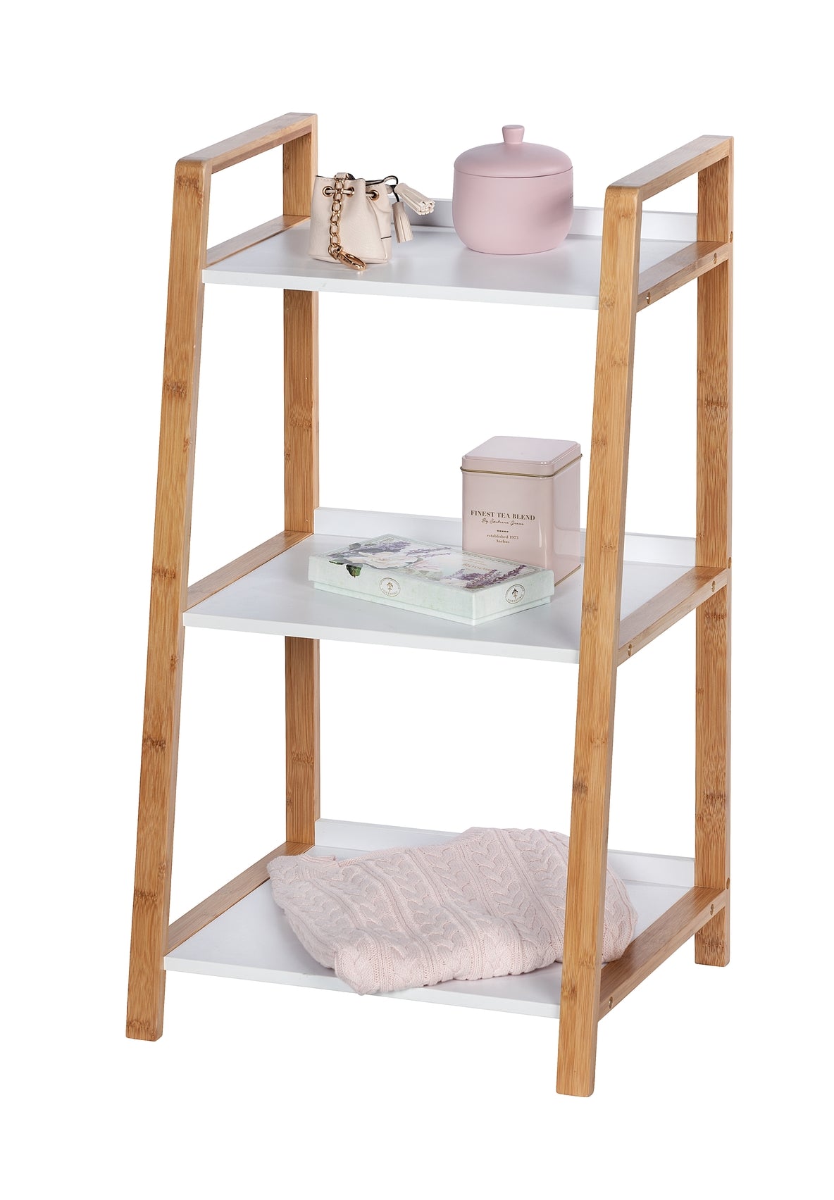 3-Tier Shelving Unit  - Finja - Bamboo