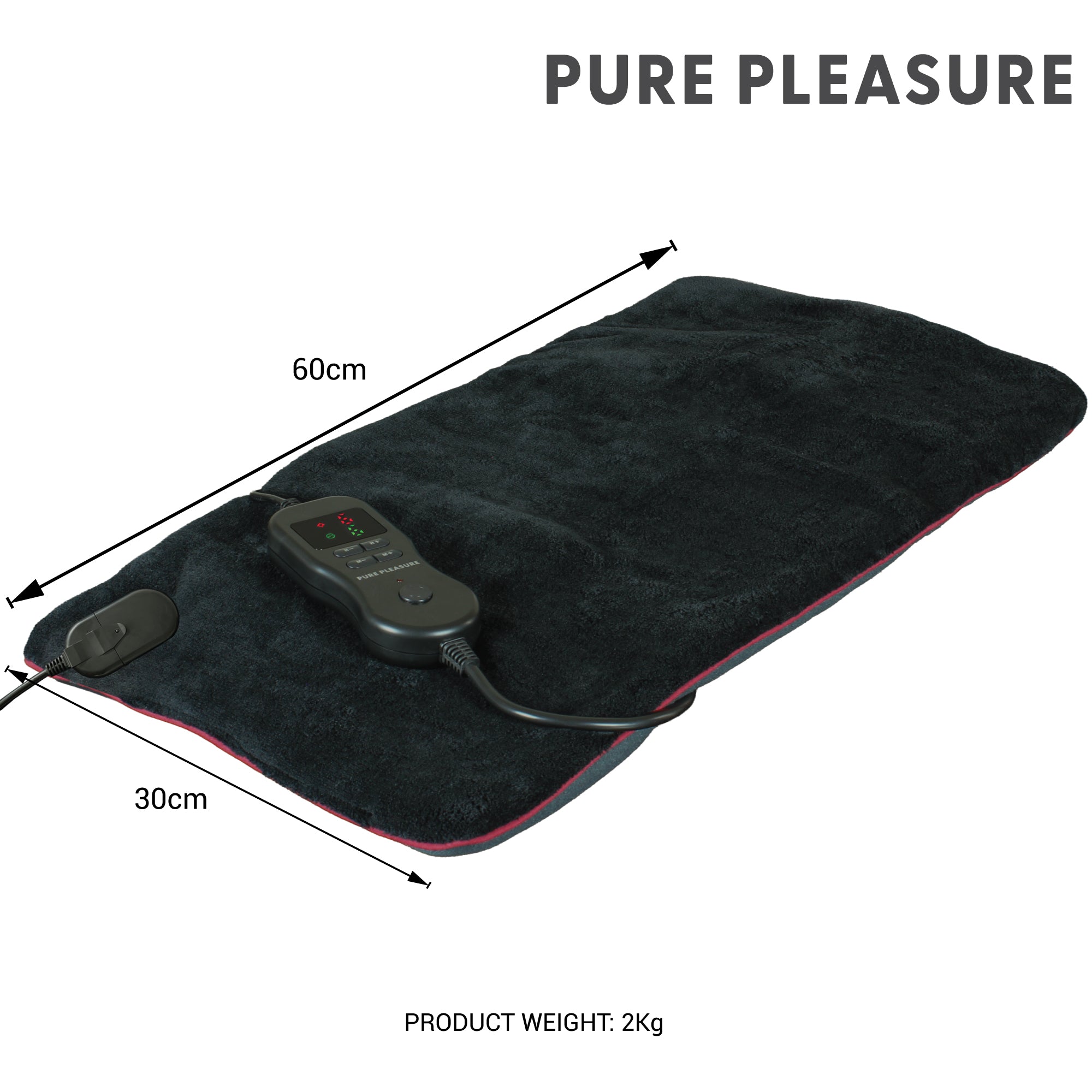 Electric Weighted Heating Massage Pad | 6 Heat & Massage Settings