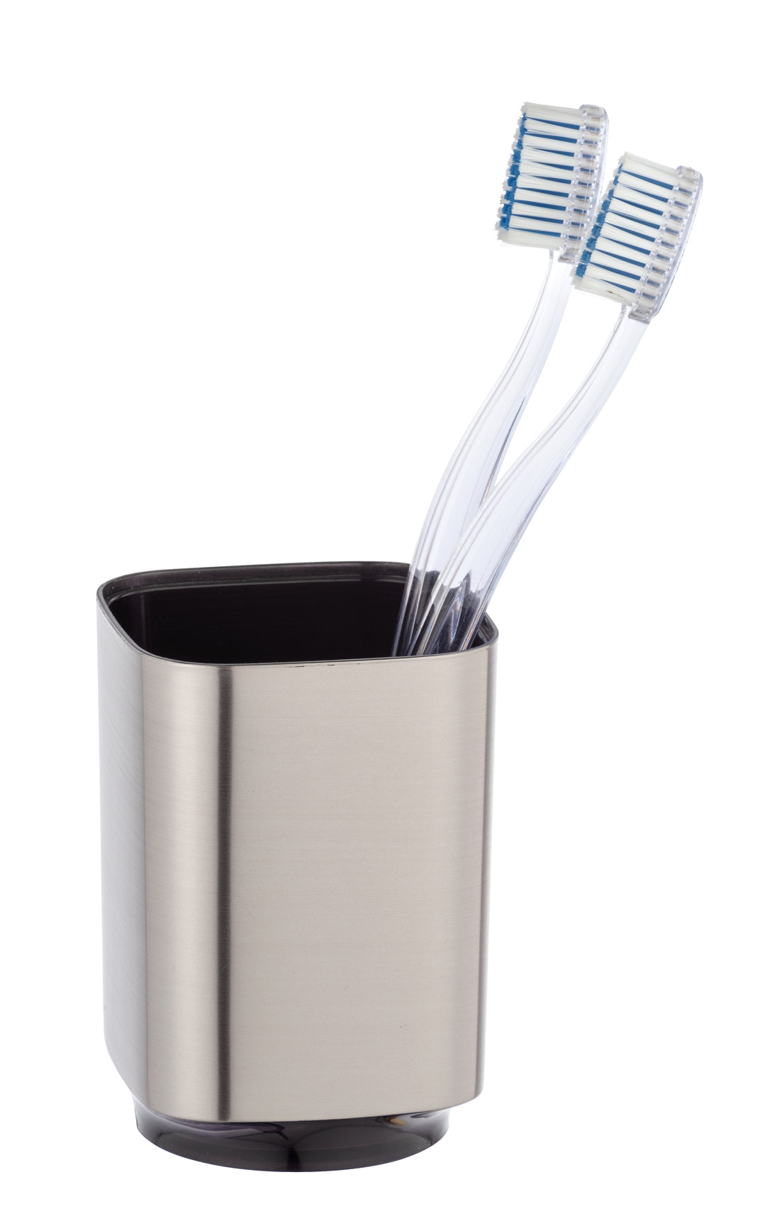 Toothbrush Tumbler - Auron Range - Plastic - Silver