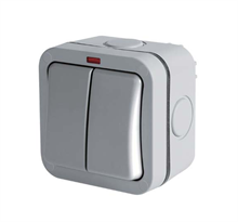 IP66 Double 2-Way Outdoor Switch