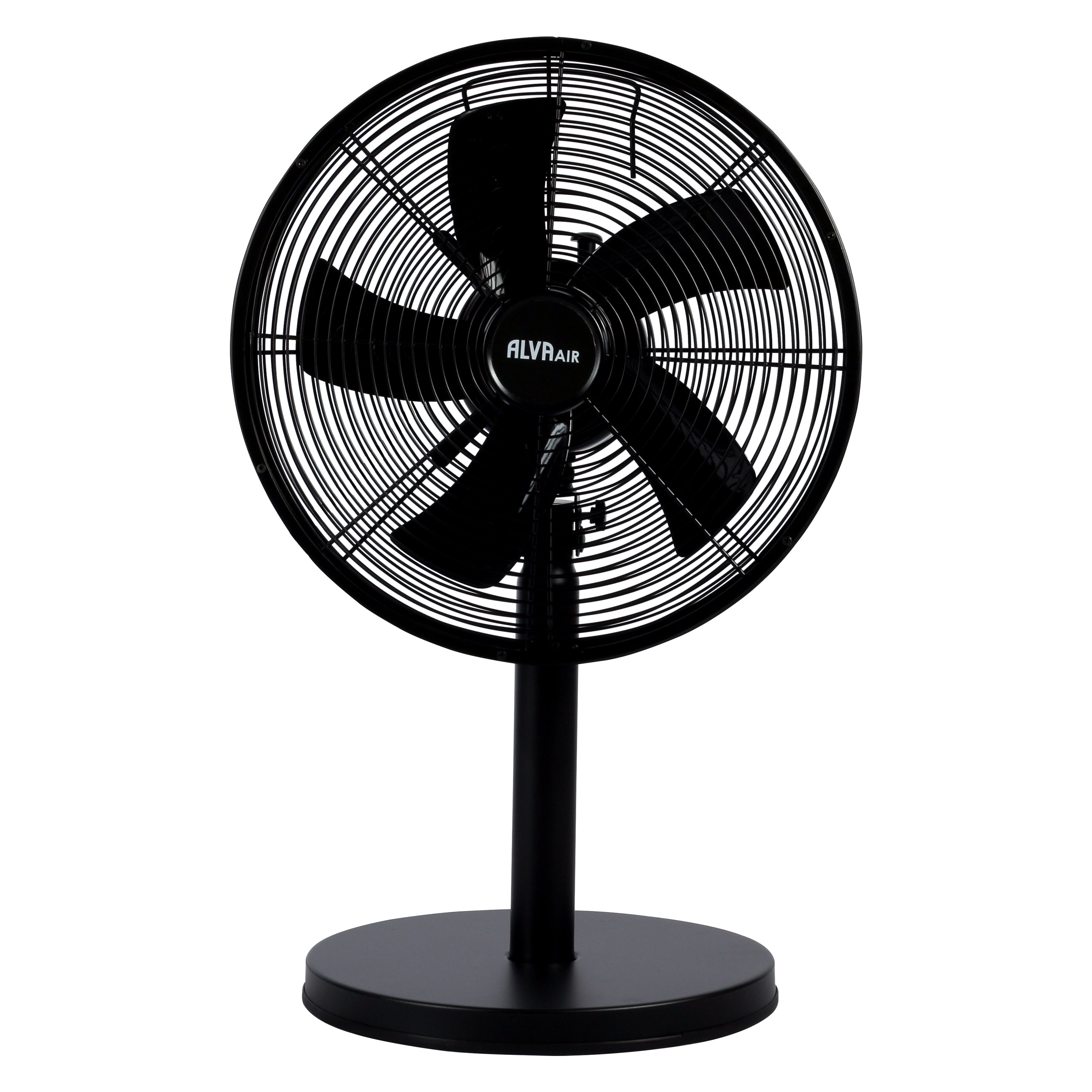 30cm Drum Desk Fan (Matte Black)