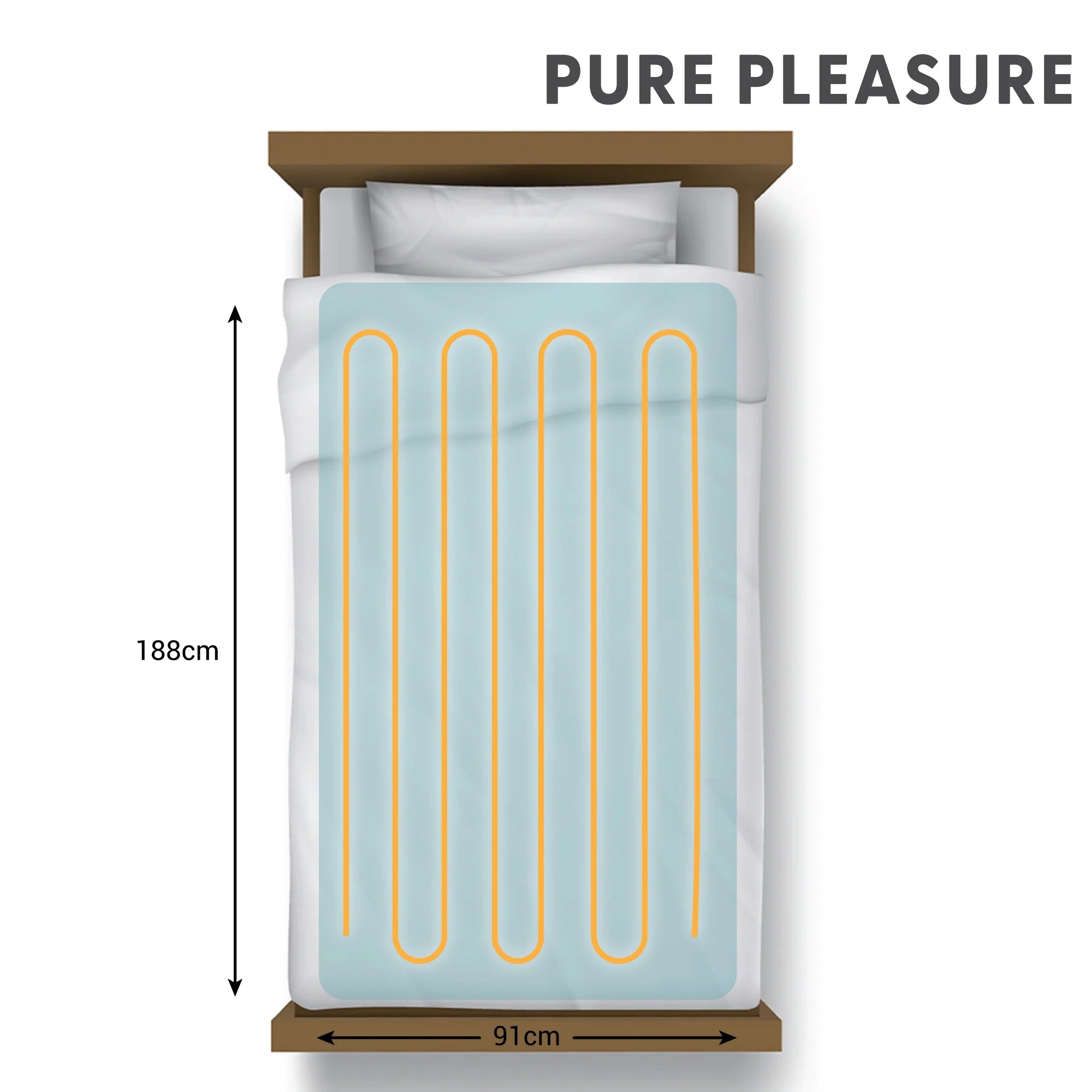 Coral Fleece Fitted Electric Blanket | 3 Heat | Tog Bag