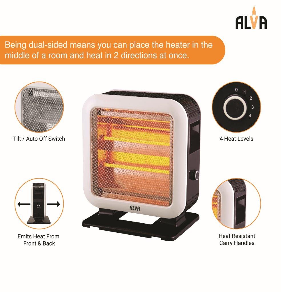 Electric 2-Sided Quartz Heater 1600W