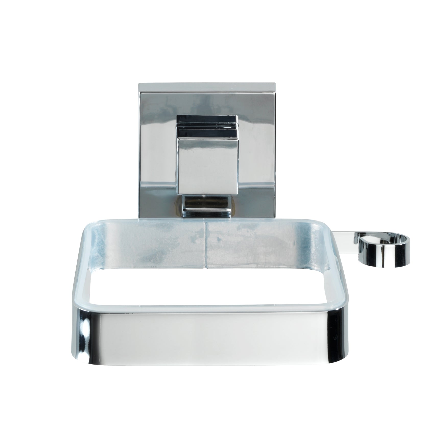 Vacuum-Loc Hair Dryer Holder Quadro Range - S/Steel - No Drilling