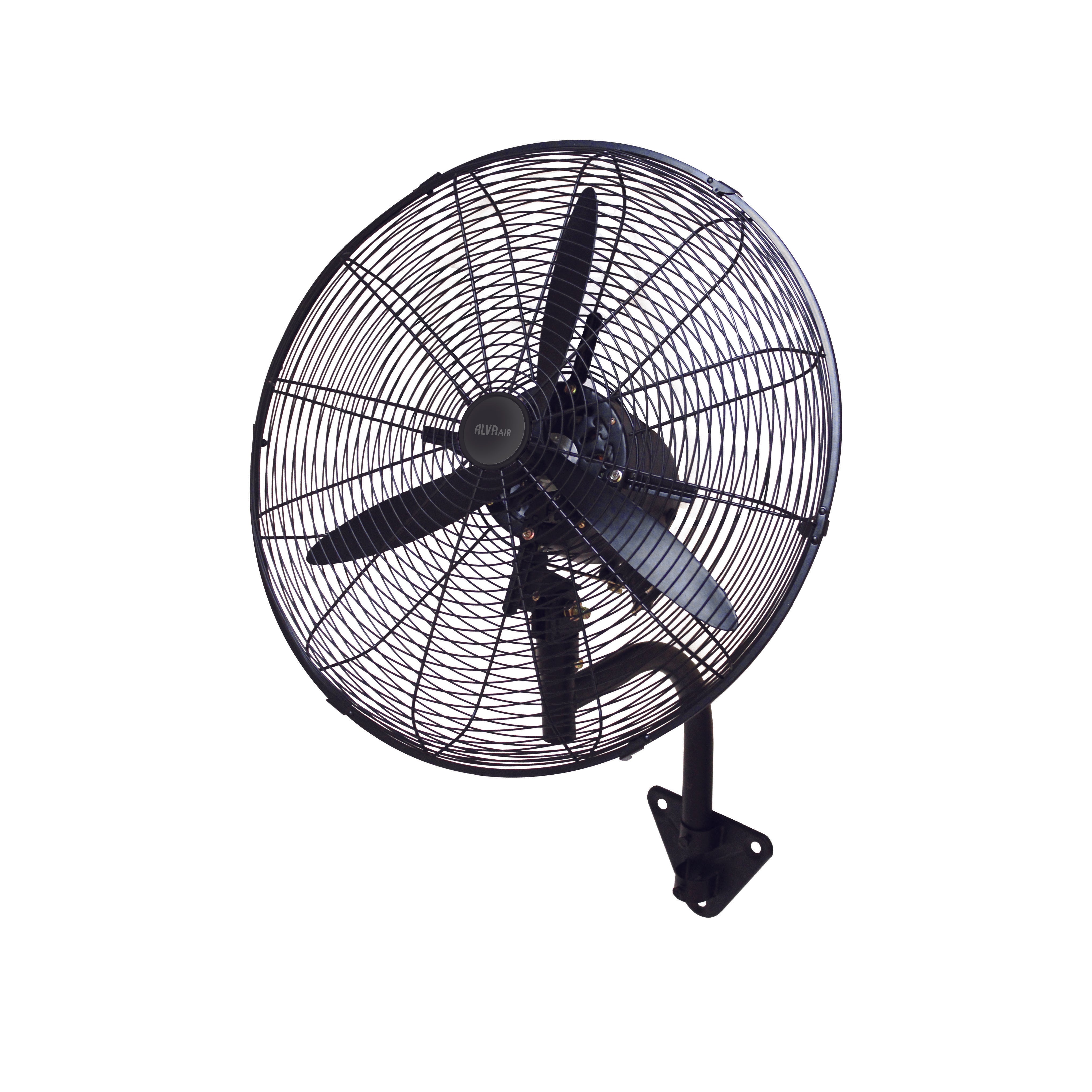 50cm Industrial Wall Fan - High Velocity (Matt Black)